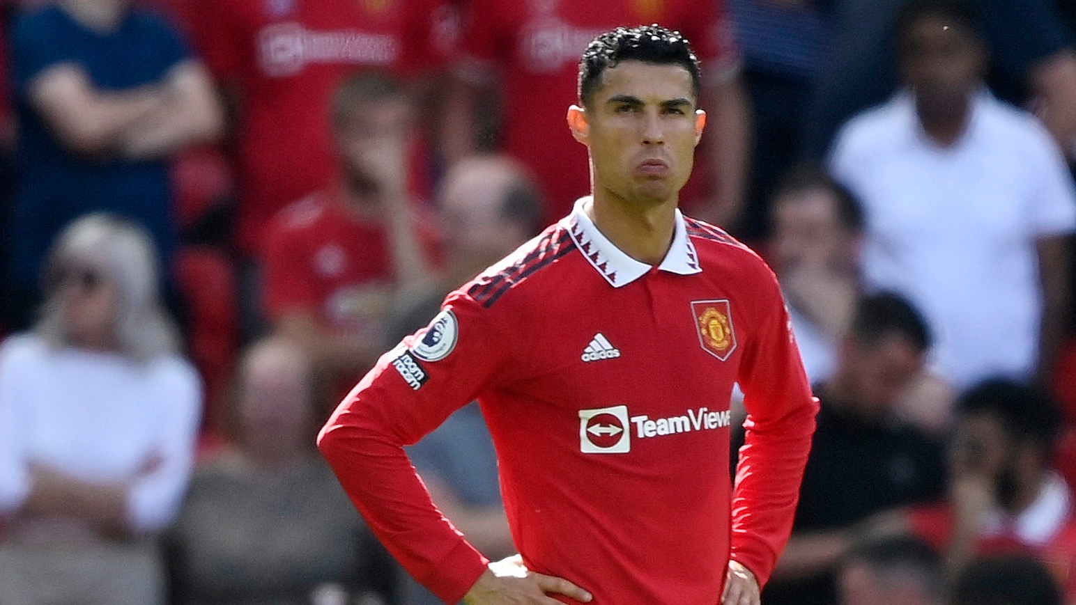 Varios futbolistas del plantel de Manchester United no están a gusto con las actitudes de Cristiano Ronaldo y prefieren su salida de la institución (REUTERS/Toby Melville)
