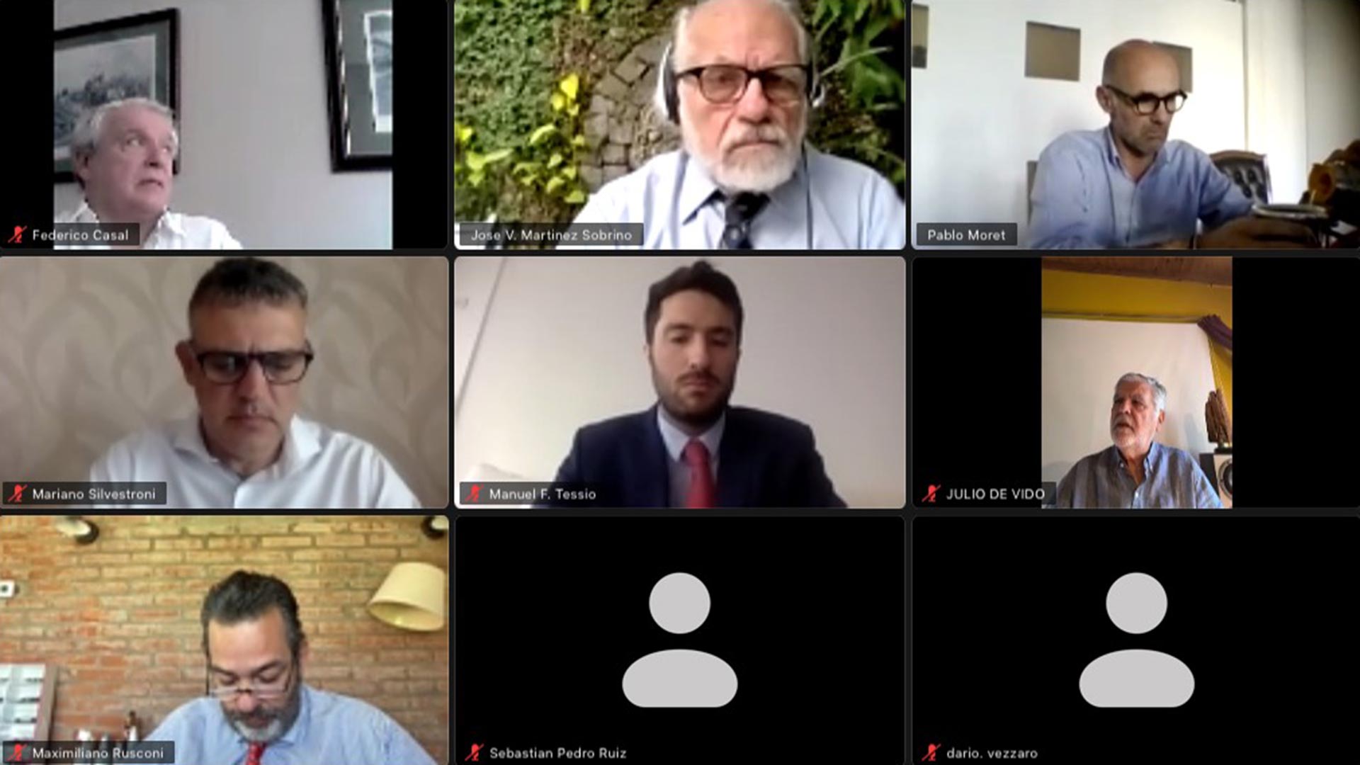 Audiencia por Zoom del juicio por los trenes chatarra