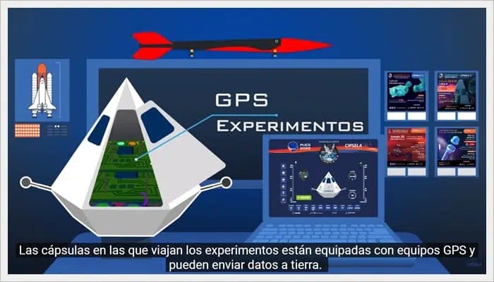 Cómo son las cápsulas de la misión Aguila arpía. Cuando llegan a los 30 kilómetros de altitud explotan/CIPSELA