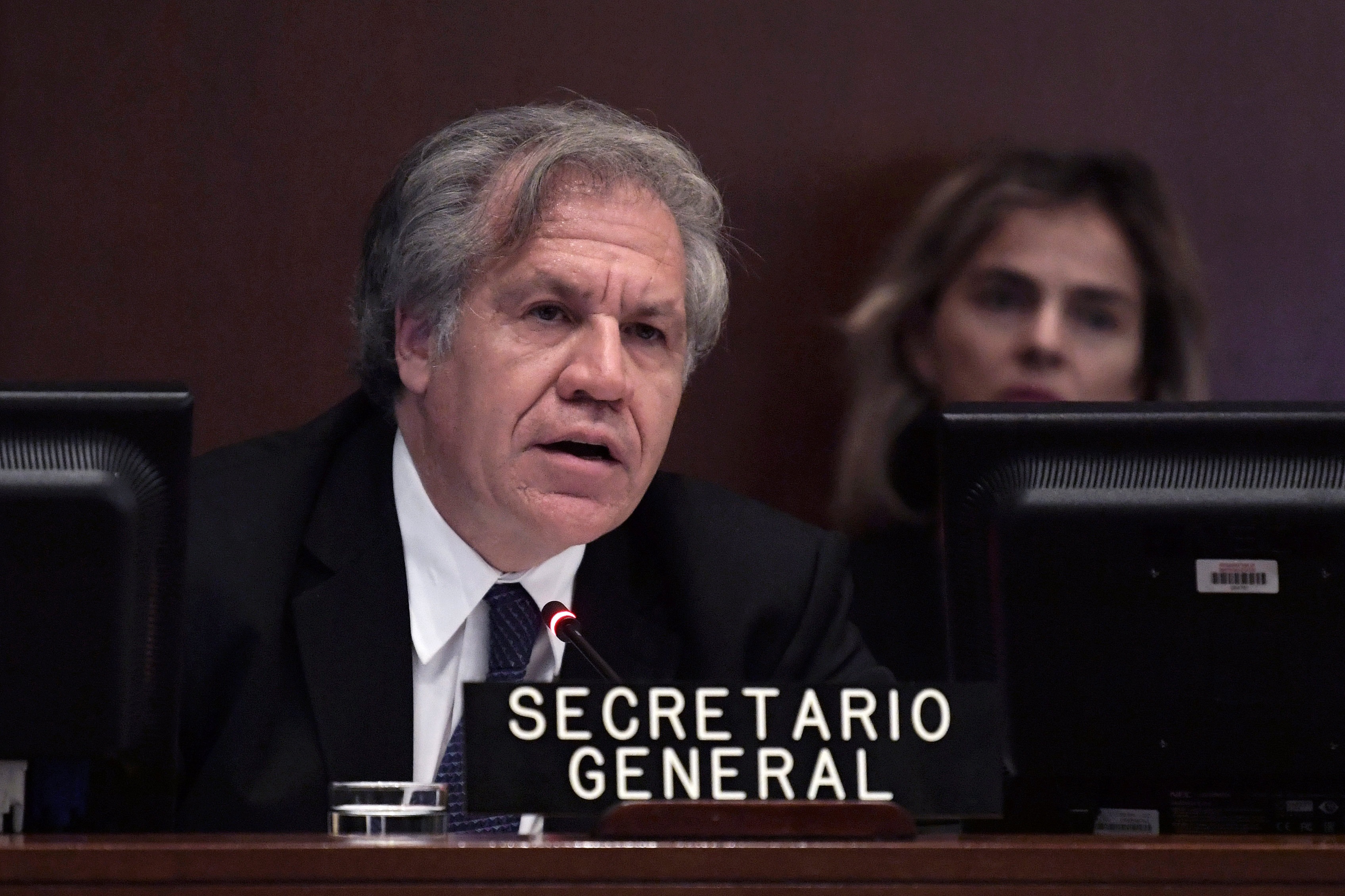 En la imagen, el secretario general de la Organización de Estados Americanos (OEA), Luis Almagro (EFE/Lenin Nolly/Archivo)
