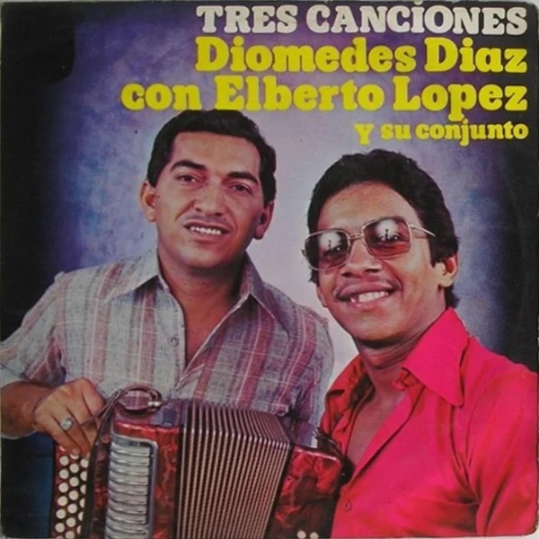 En la portada del álbum Tres Canciones, se nota la falta del diente de Diomedes Díaz, donde iría la prótesis de diamante (Rate Your Music)