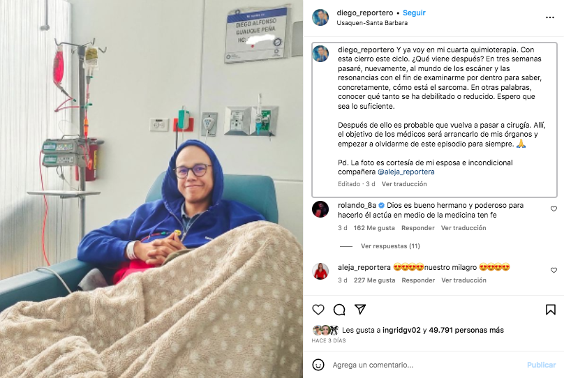 Diego Guauque reveló lo que viene en su tratamiento tras vencer el cáncer:  así luce ahora - Infobae