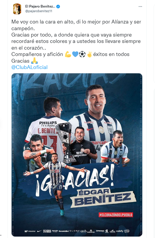 El delantero paraguayo usó sus redes para despedirse del club.