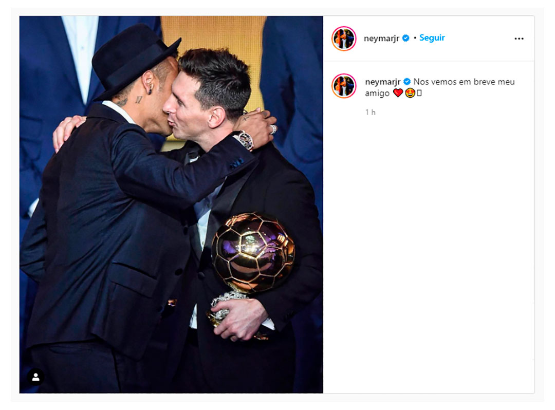 El Mensaje De Neymar A Messi Tras Enterarse De Que Se Enfrentarán Por La Champions League Infobae 6417