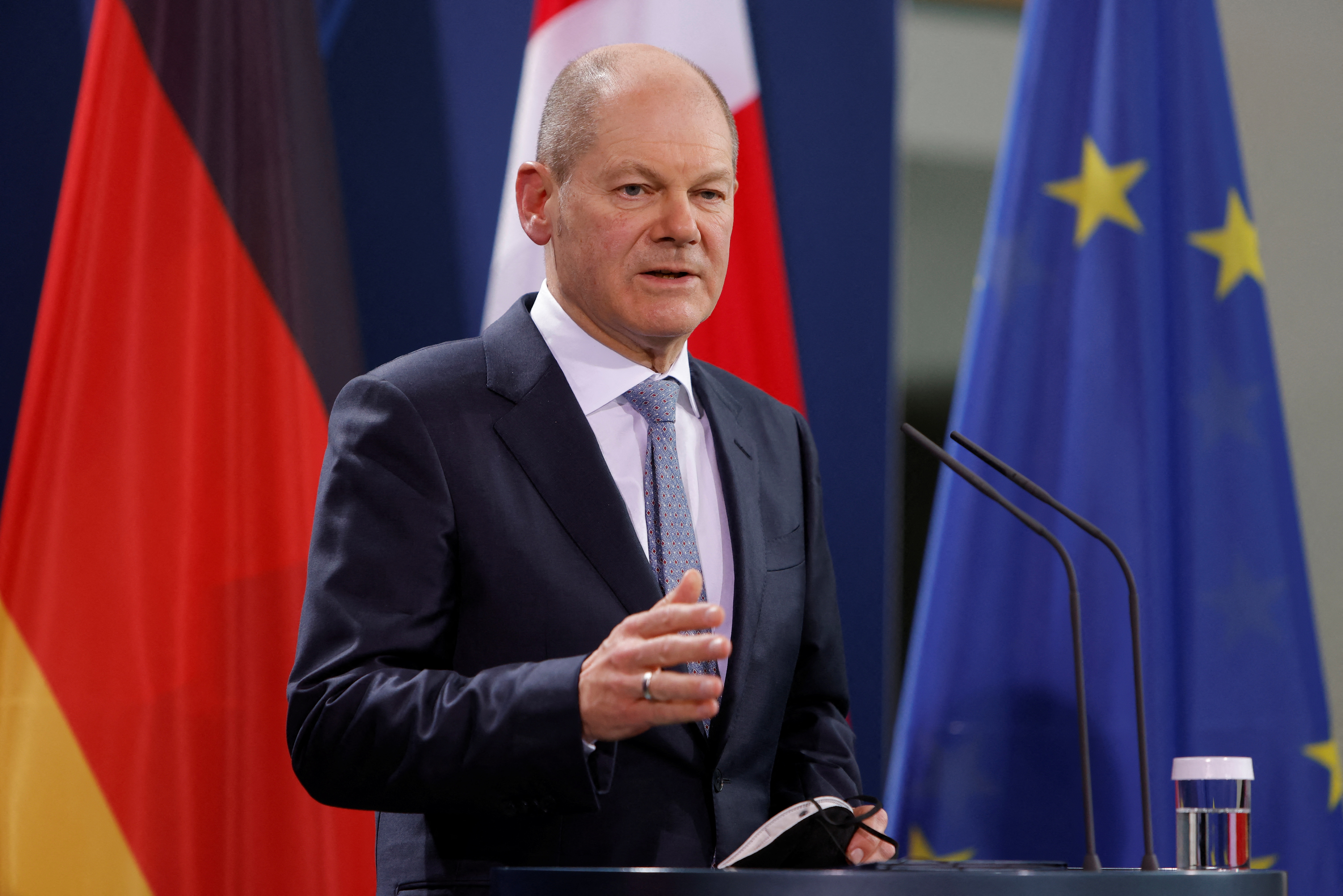 El canciller Olaf Scholz viaja en las próximas horas a Kiev y Moscú (Reuters)