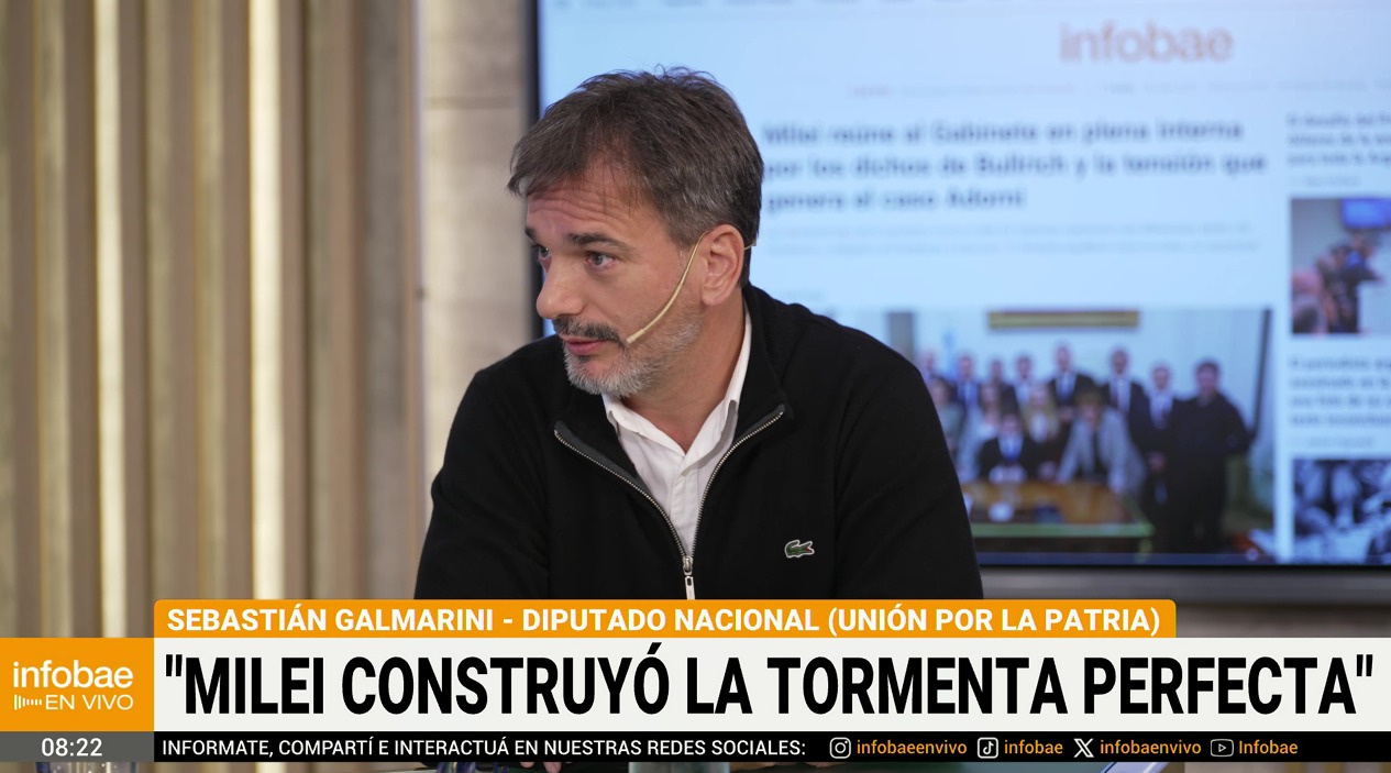 Sebasti&aacute;n Galmarini: "Hoy el presidente no podr&iacute;a ganar una elecci&oacute;n"