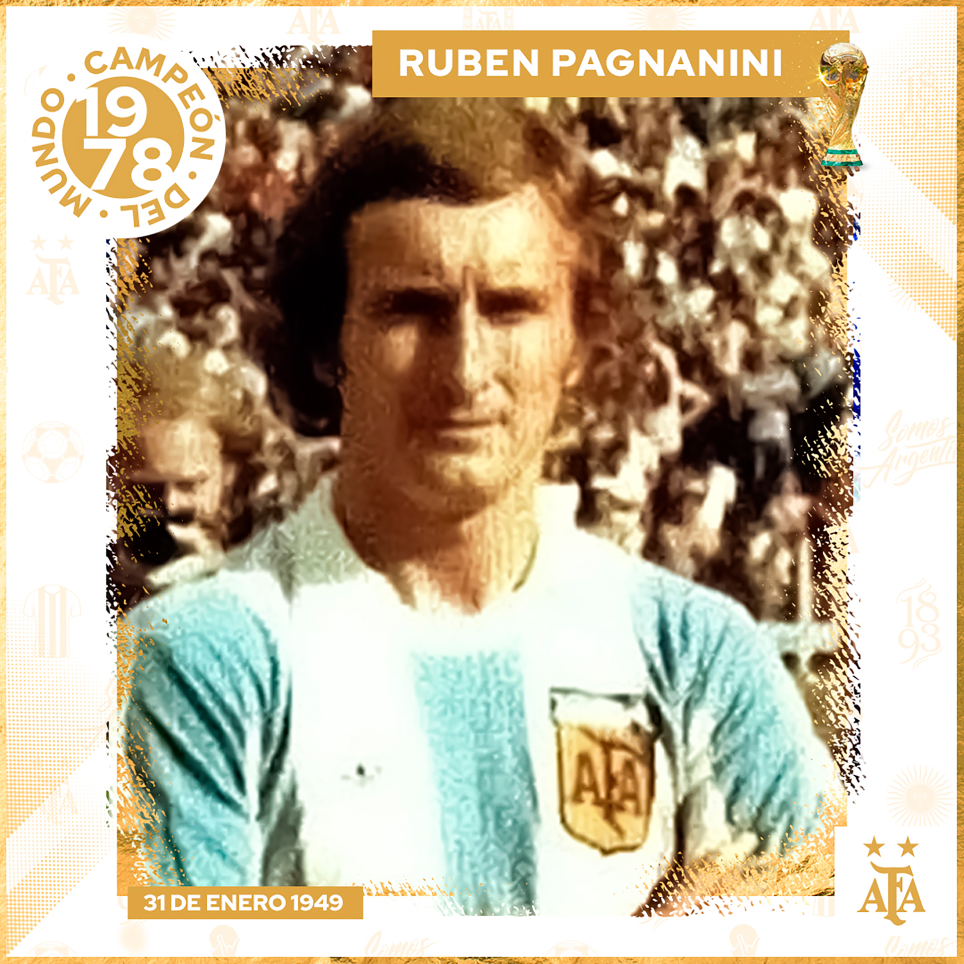 Pagnanini fue citado a la Selección tras el título con el Rojo en el 78 (Archivo Personal)