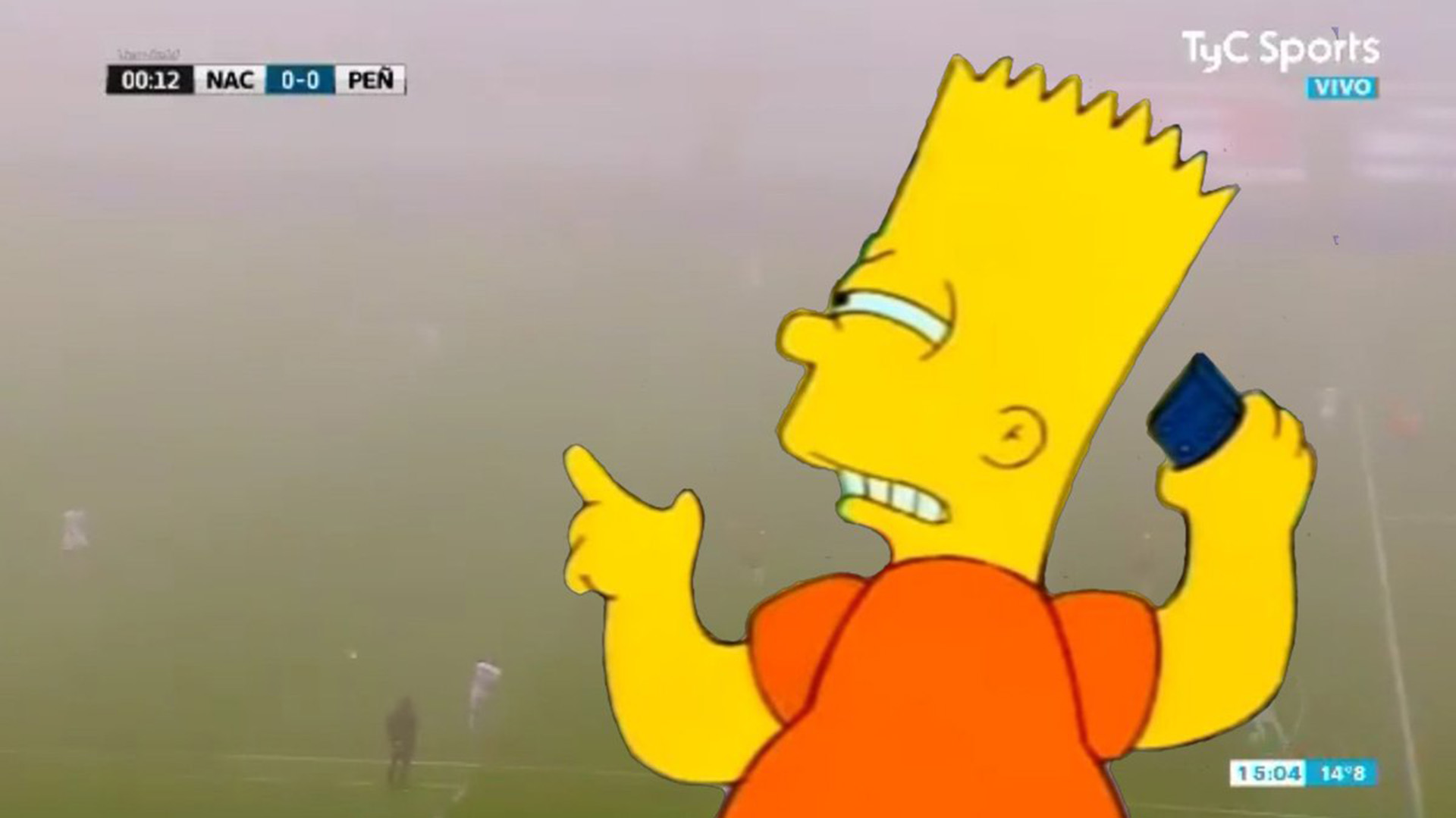 Ni Bart Simpson ve lo que sucede en el clásico (@juanheredia18)