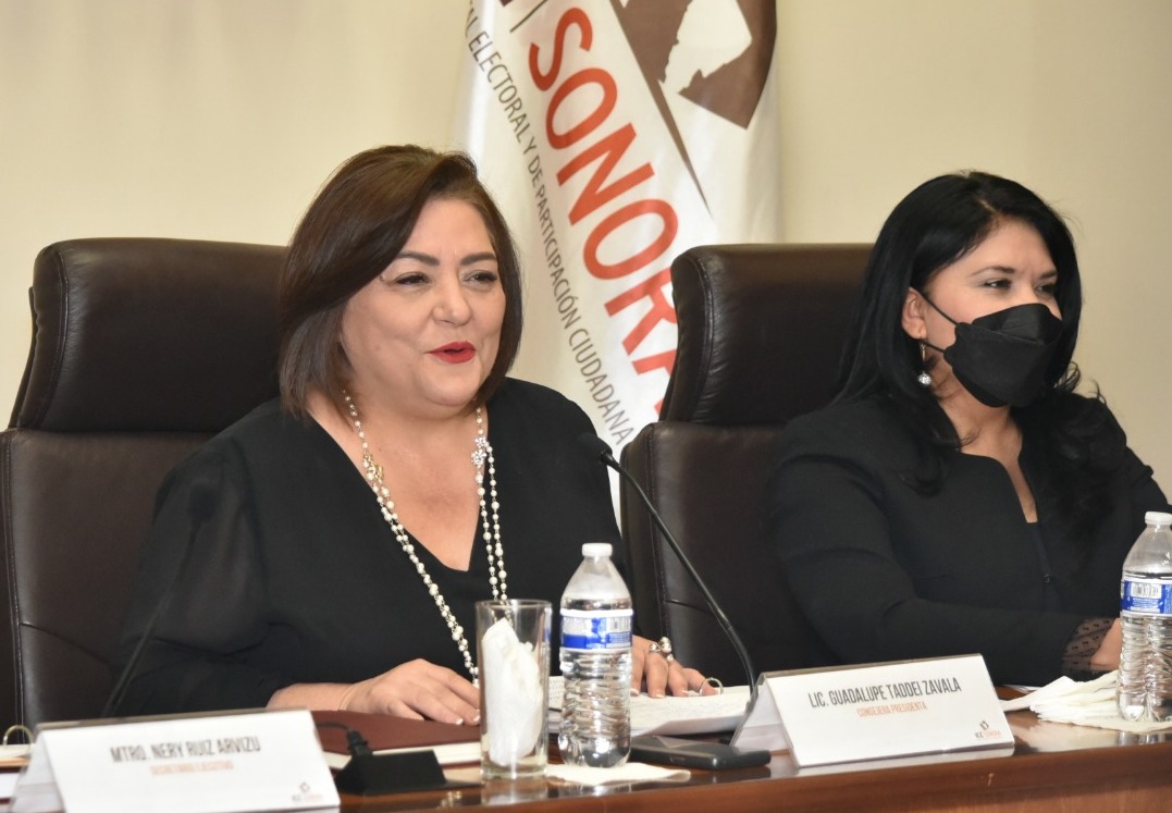 Guadalupe Taddei tiene una trayectoria de 28 años en materia electoral. (FOTO: IEE Sonora)