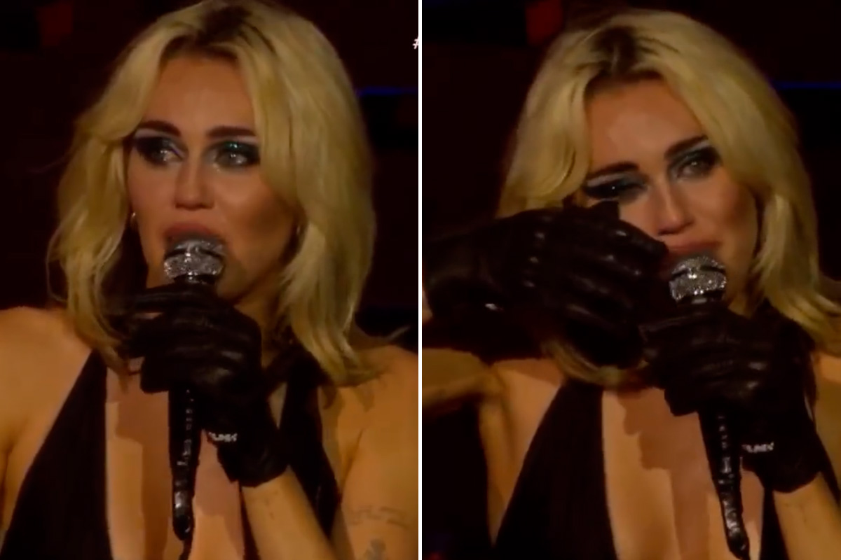 Miley Cyrus rompe en llanto al recordar a Taylor Hawkins durante su concierto en Lollapalooza Brasil - Infobae