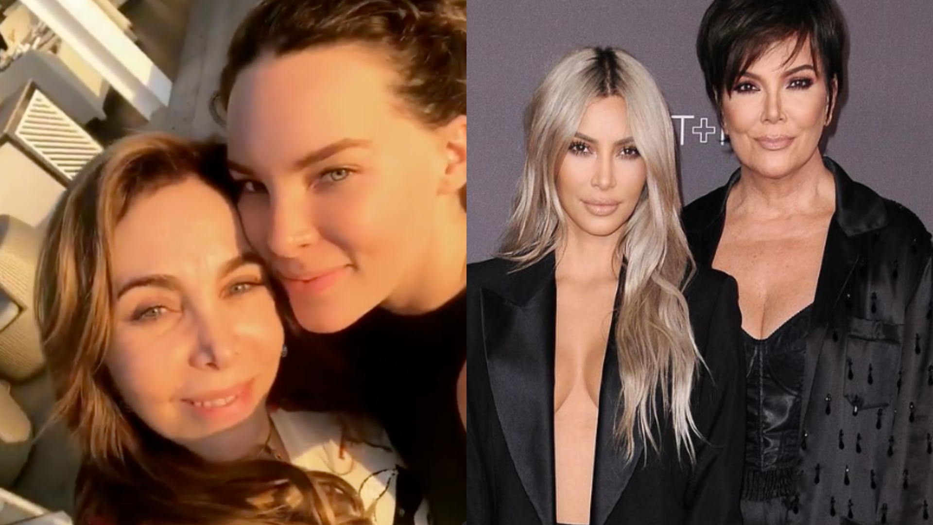 Compararon a la Mamá Belinda con Kris Jenner (Fotos: Instagram)