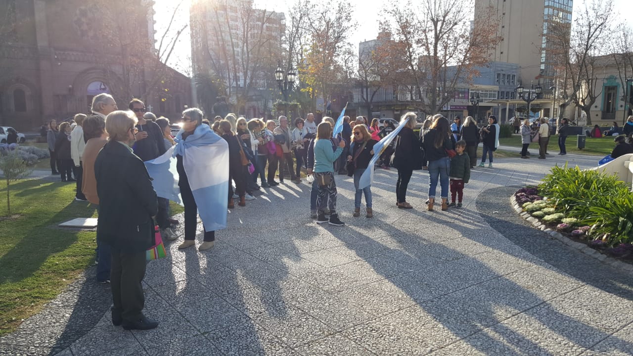 La concentración en la ciudad bonaerense de Pergamino. 