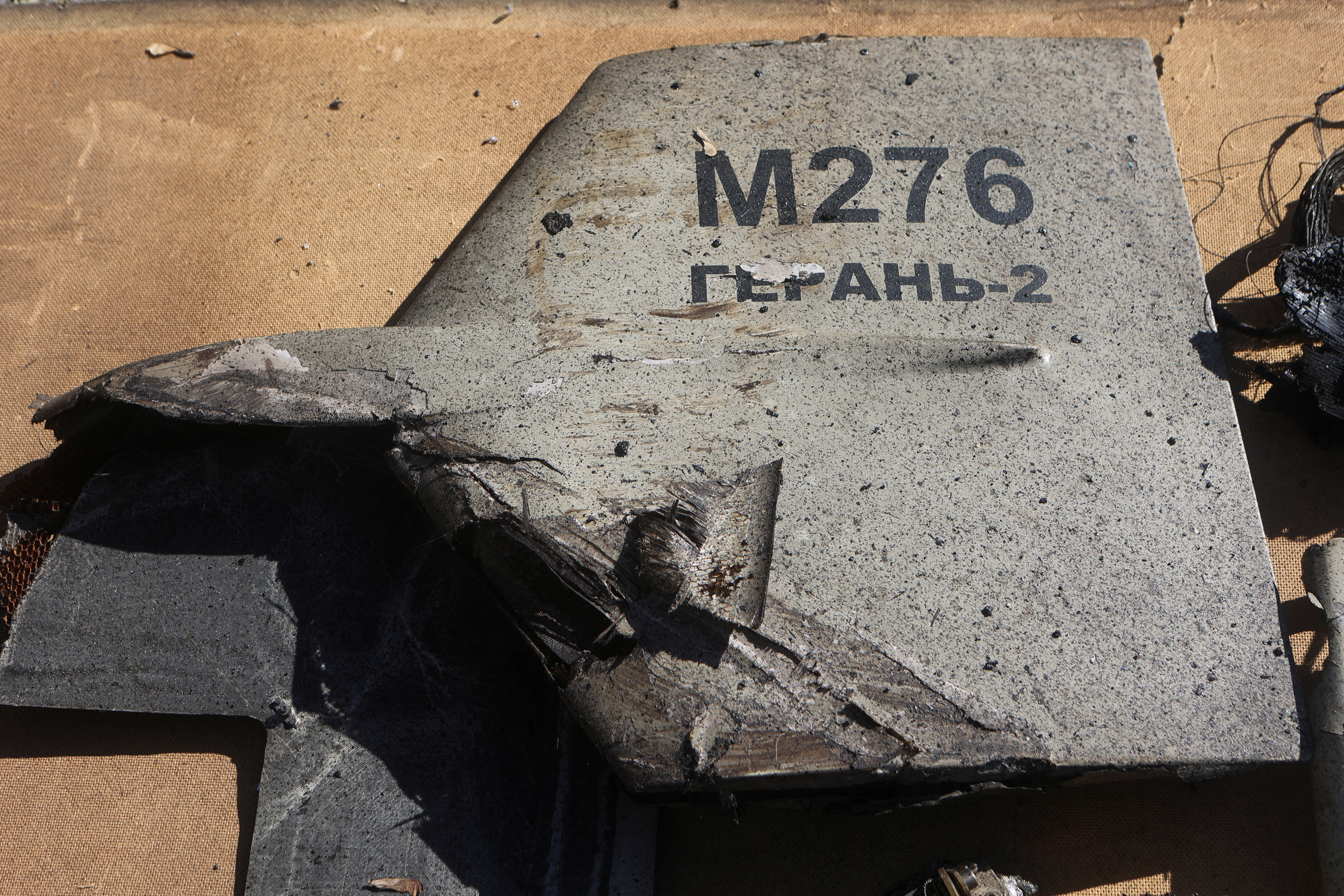 Los drones "suicidas" Shahed-136 (Reuters)