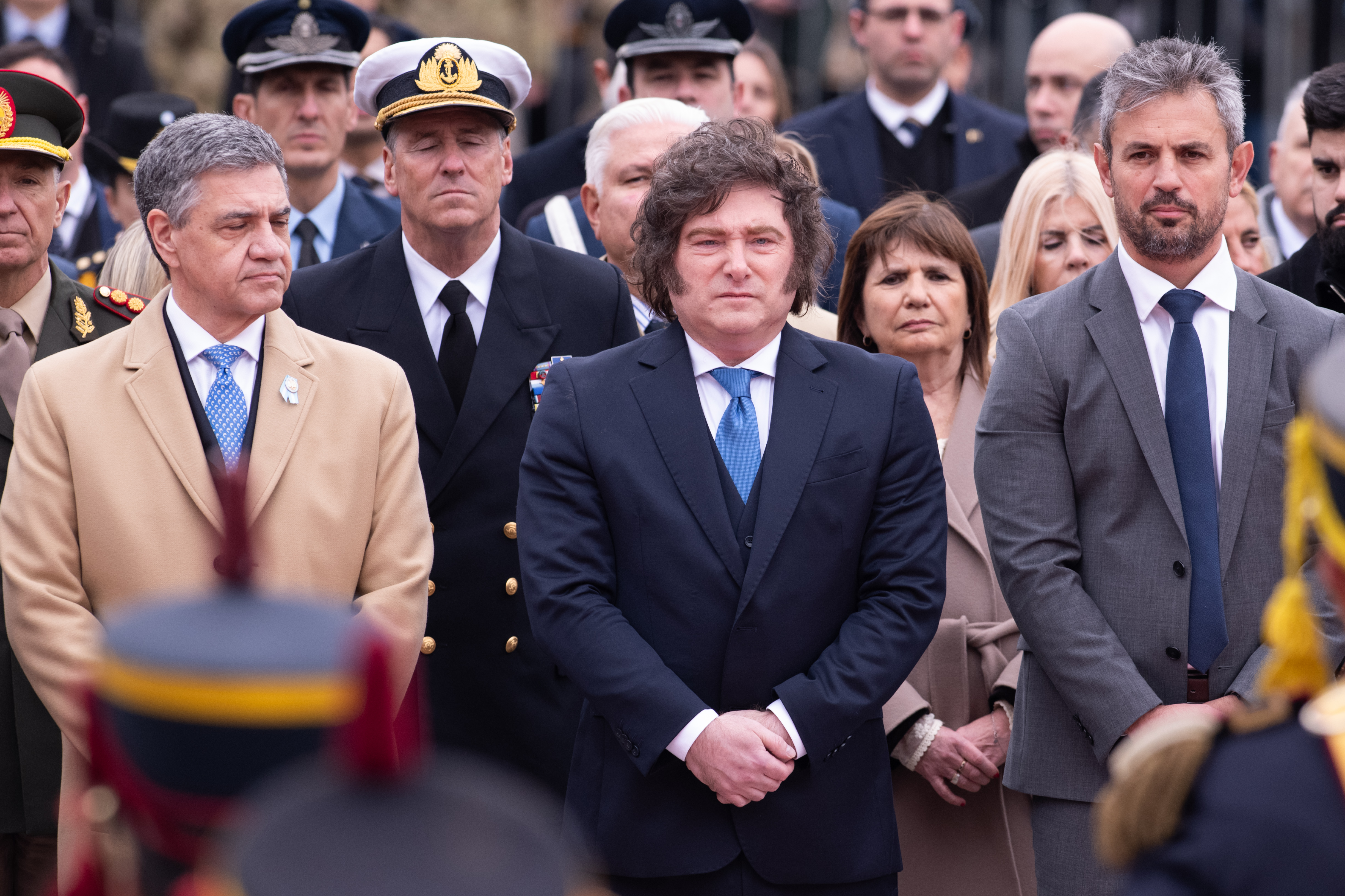 El abrazo con Jorge Macri, el Gabinete porte&ntilde;o y la autocr&iacute;tica libertaria: lo que no se vio del acto de Milei