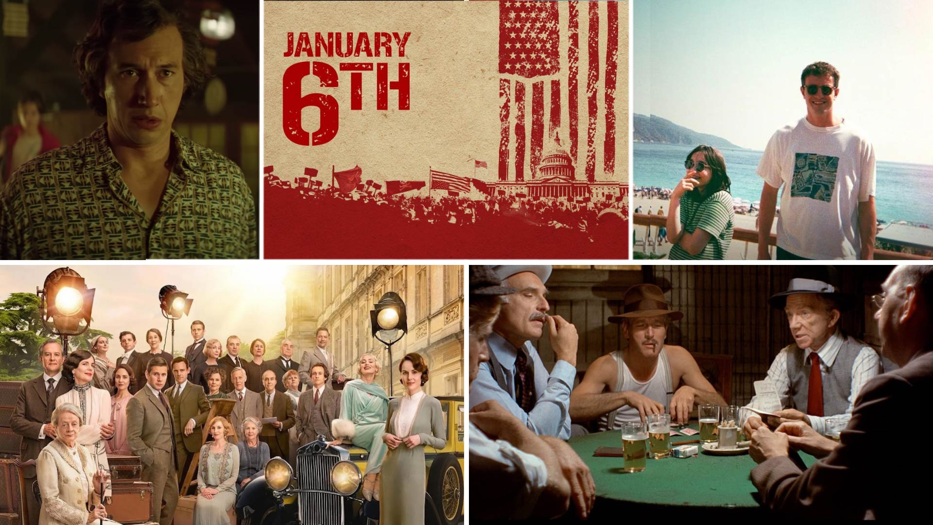 "White Noise", "January 6 th", "Aftersun", "Downtown Abbey 2" y "El golpe", películas estreno en streaming de enero 2022