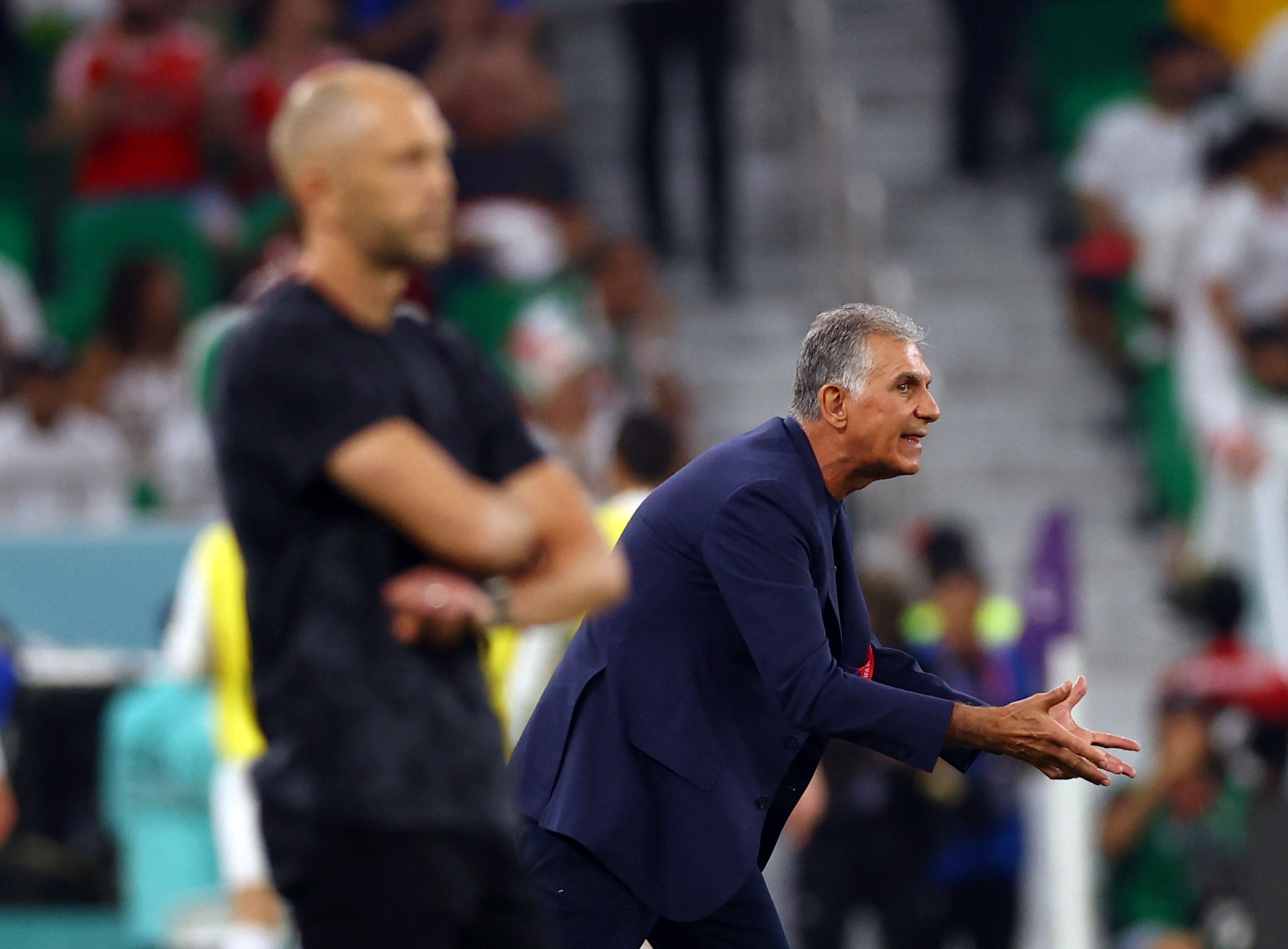 Carlos Queiroz habló de la Selección Colombia y se refirió a la eliminación de Irán.  REUTERS/Matthew Childs