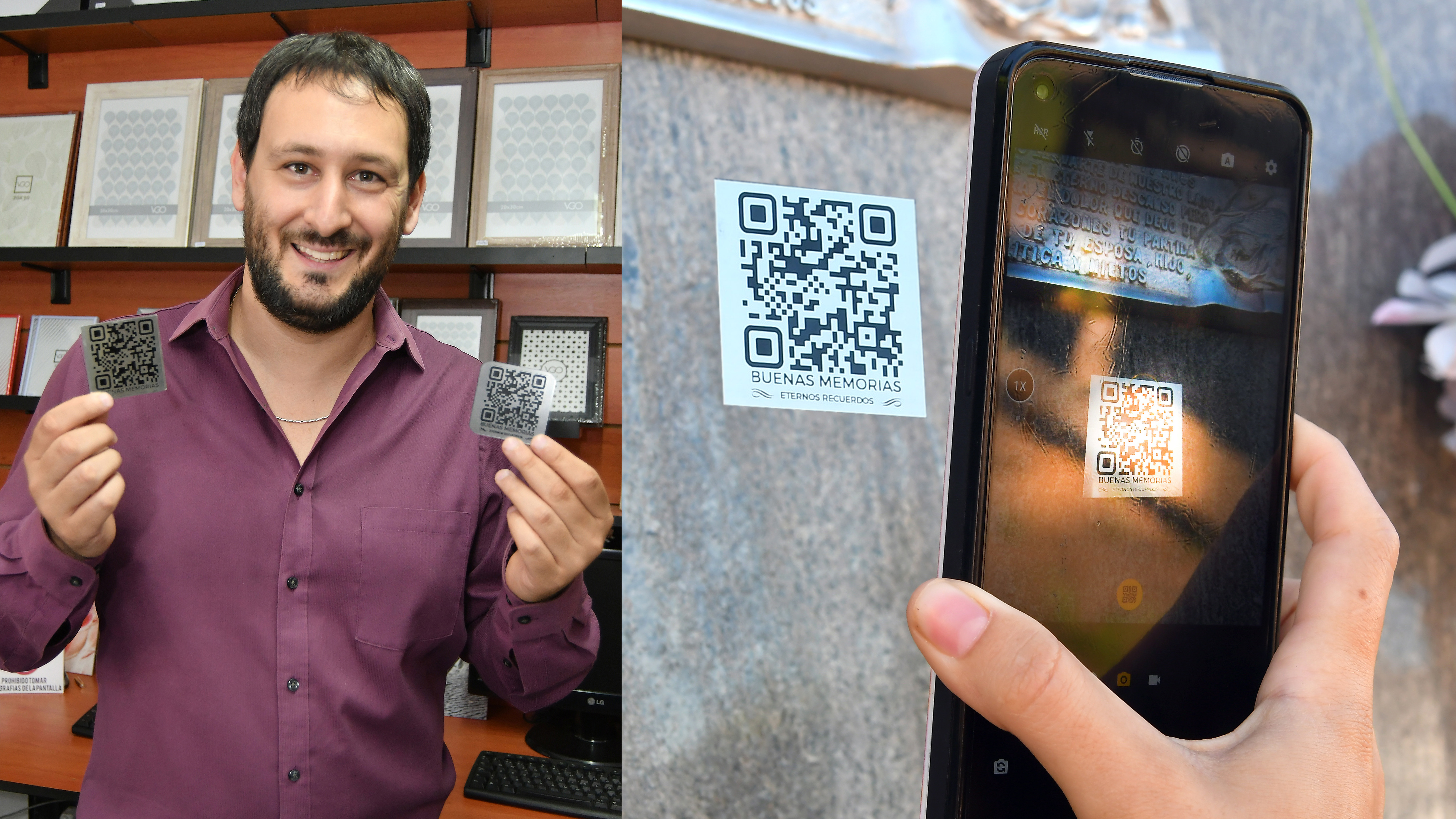 Хорошие воспоминания»: проект фотографа по QR-коду для запоминания тех, кто  не - Infobae