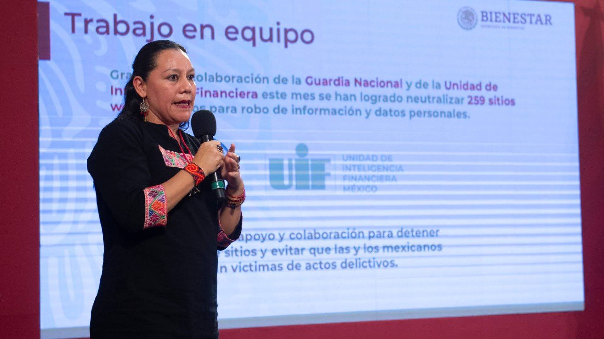 María Luisa Albores fue sancionada por el TEPJF (Foto: Twitter/@bienestarmx)