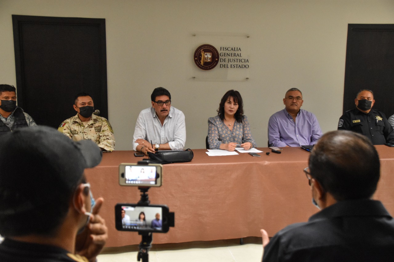En conferencia de prensa, la fiscal del estado dio a conocer los detalles del caso (foto: FGJE Sonora)