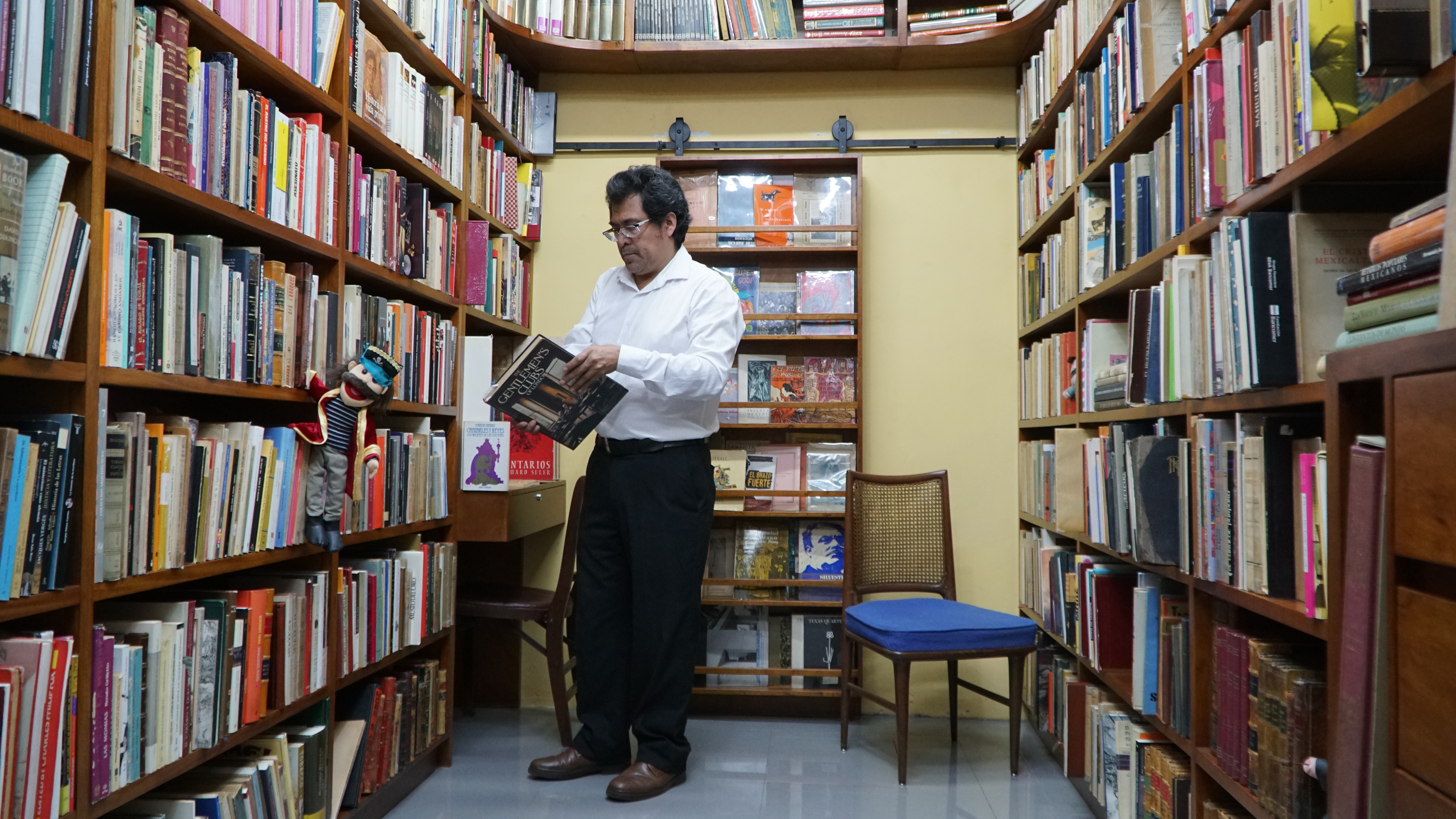 La primera librería de Max Ramos fue "El Hallazgo" (Foto: Karla Tapia/Infobae México)
