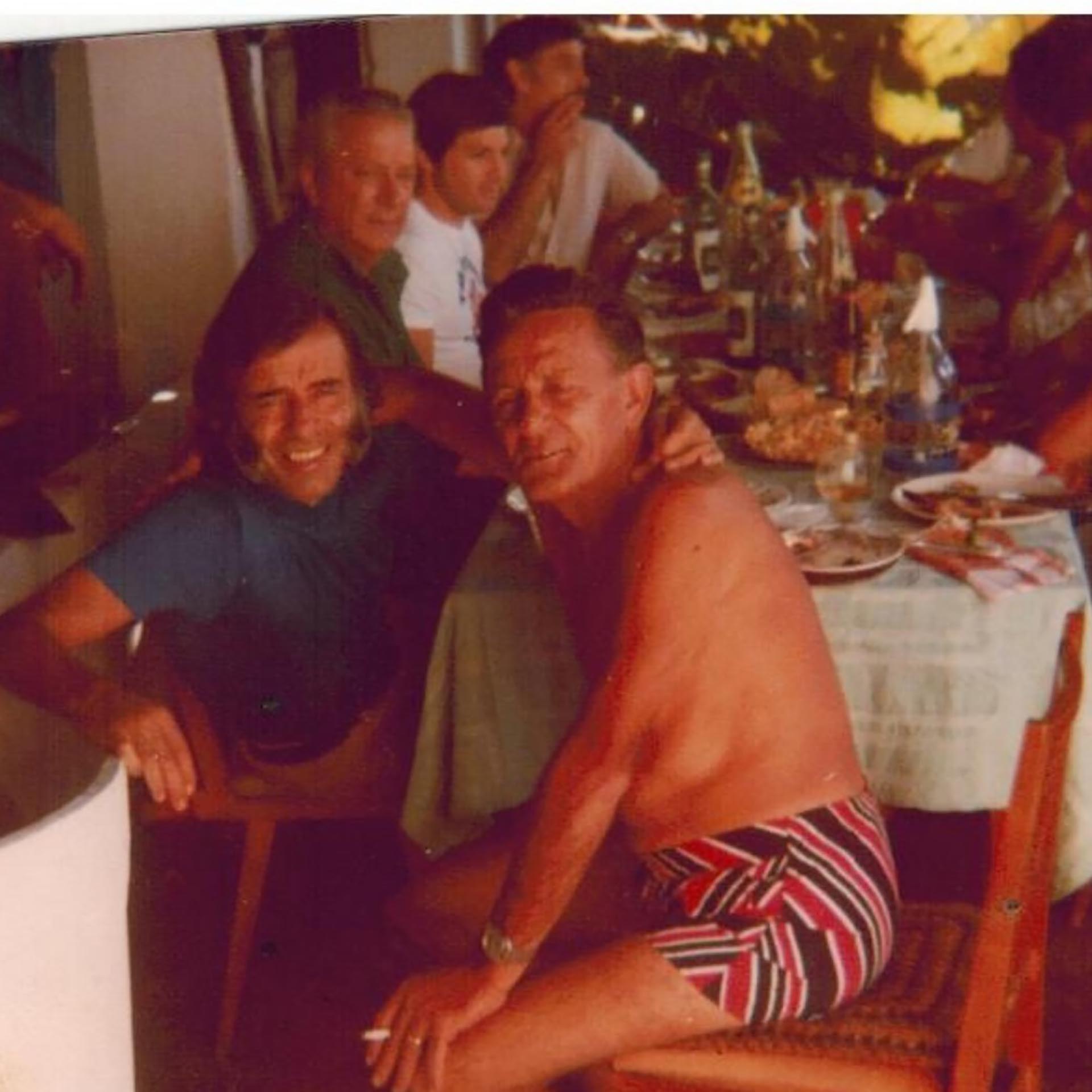 Menem y Cholito en Mar del Plata, 1978