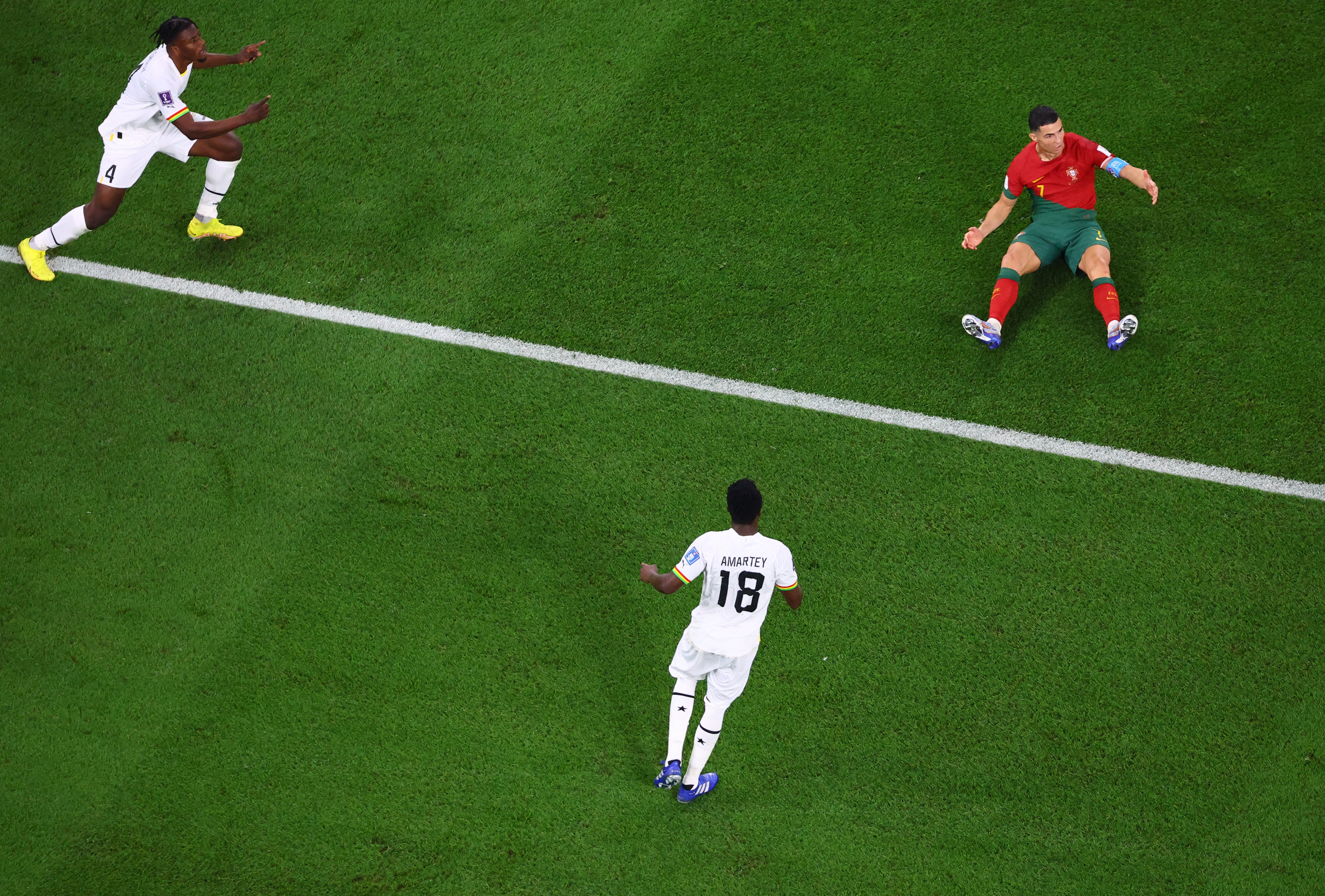 La reacción de Ghana sorprendió a Portugal. Foto: REUTERS/Fabrizio Bensch