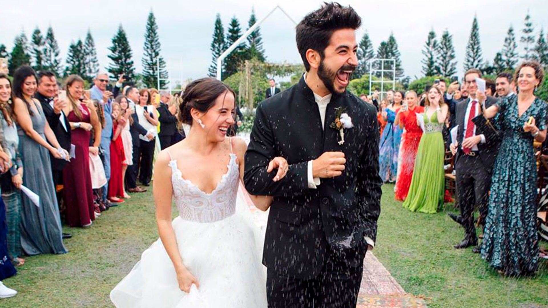Camilo y Evaluna Montaner: imágenes de su primer matrimonio