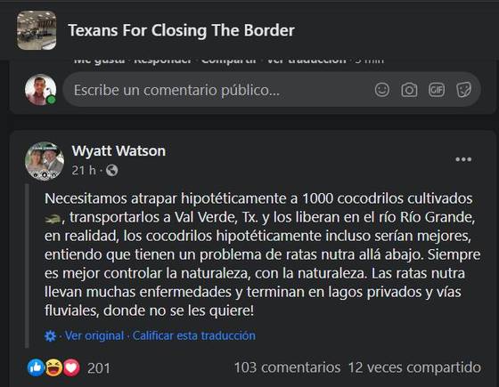 (Foto; Captura de pantalla/Texans for Closing the Border, 2021)