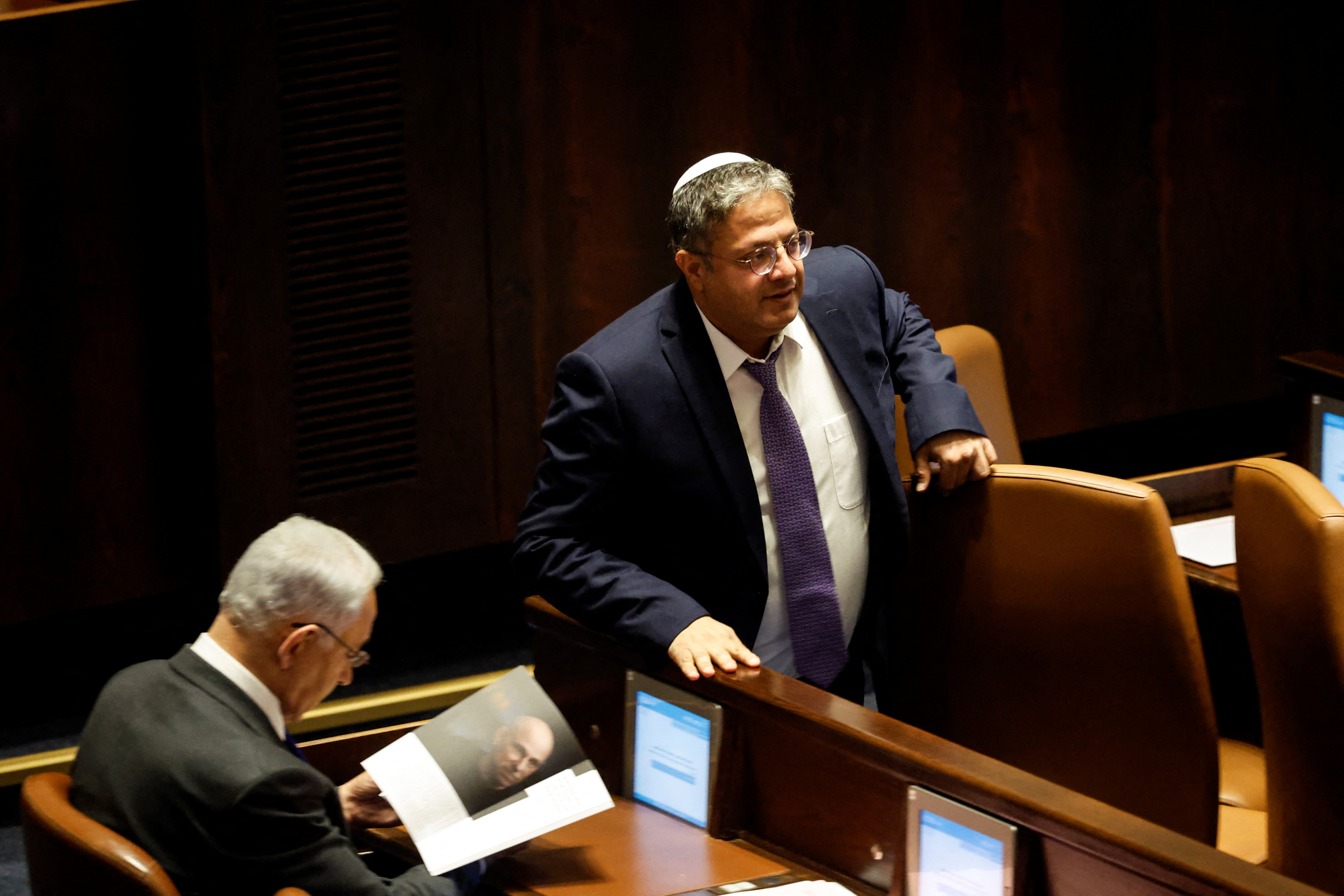 Itamar Ben Gvir forma parte del equipo de gobierno recién nombrado por el primer ministro Benjamin Netanyahu. (REUTERS/Ammar Awad)