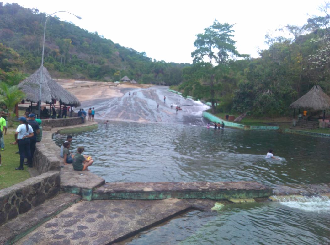 El famoso Tobogán de la Selva está en la comunidad Coromoto. cerca del lugar donde el ELN se instaló desde hace un mes