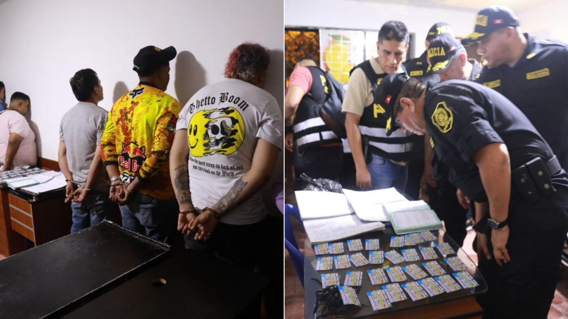PNP desarticuló una banda criminal internacional dedicada a los préstamos ‘gota a gota’ y a la extorsión