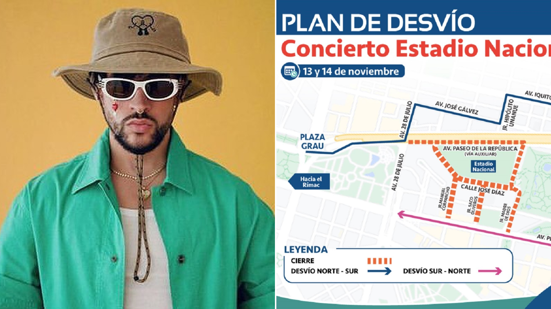 Plan De Desvíos Para Los Conciertos De Bad Bunny Este 13 Y 14 De Noviembre Infobae 6307