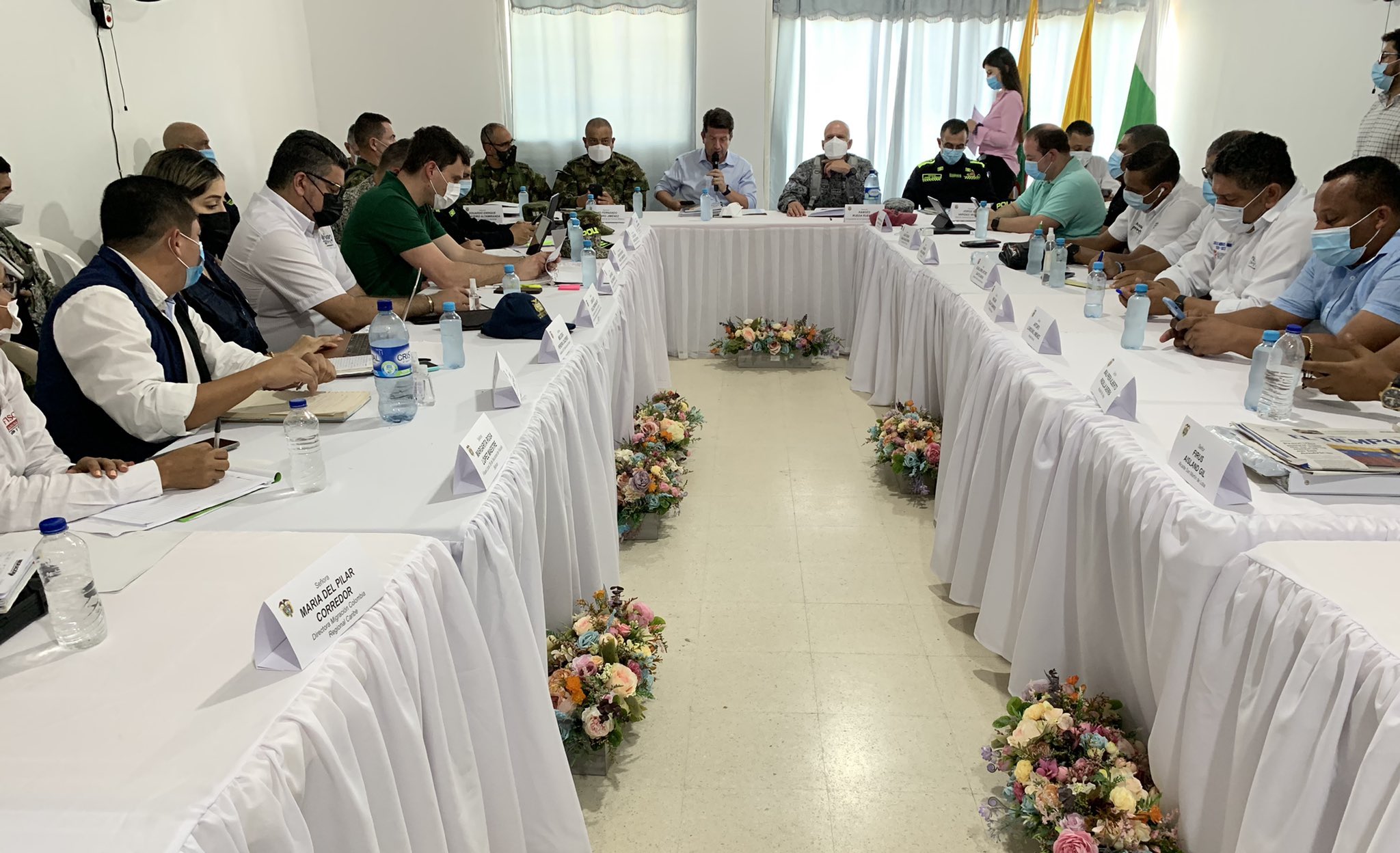 El Ministerio de Defensa convocó en las últimas horas un consejo de seguridad en el sur de Bolívar. Foto: MinDefensa