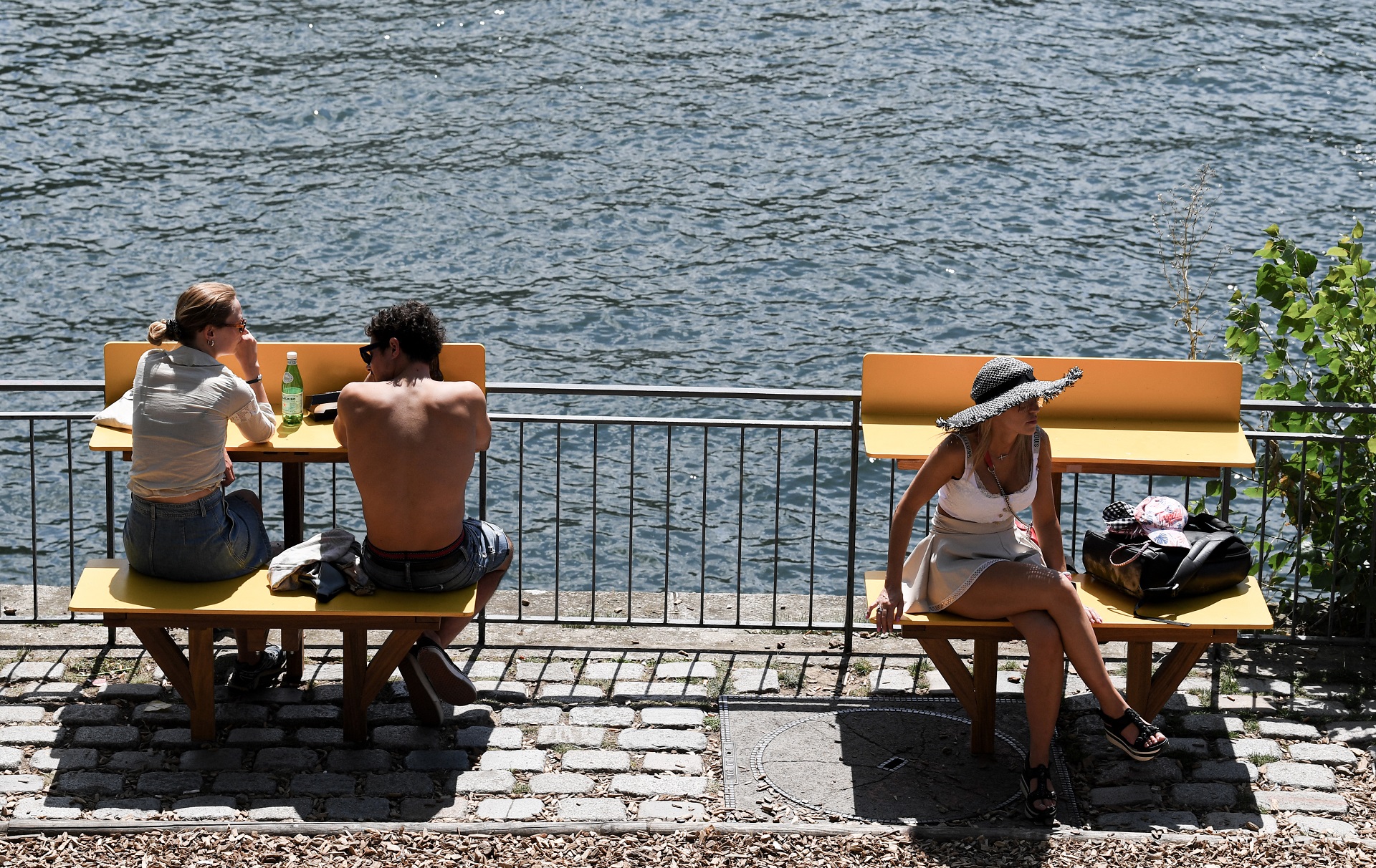 París afronta su segunda ola de calor en lo que va del verano (AFP)