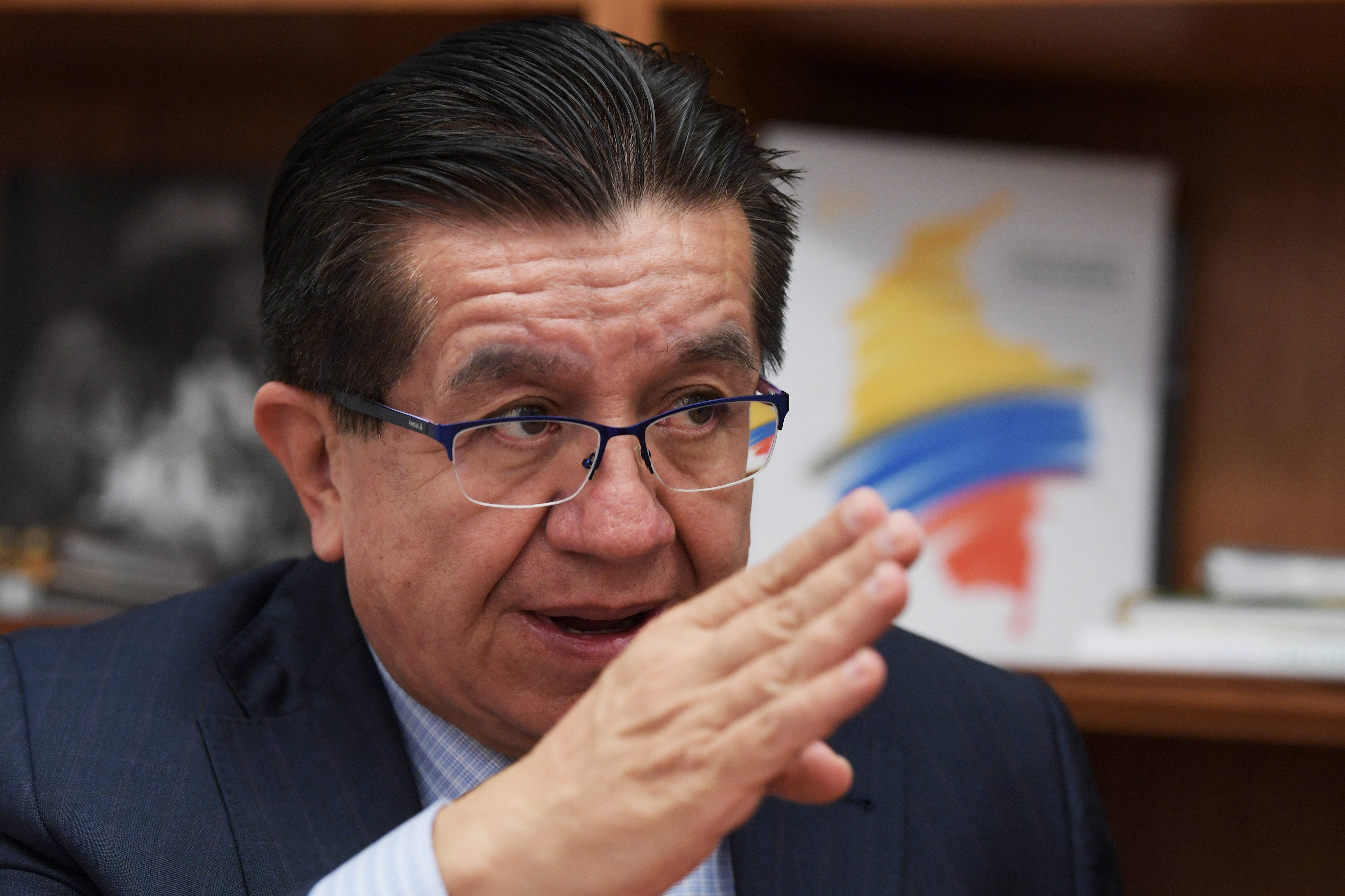 El ministro de Salud de Colombia le apuesta a cinco áreas específicas de llegar a la Organización Panamericana de la Salud. EFE/ Lenin Nolly
