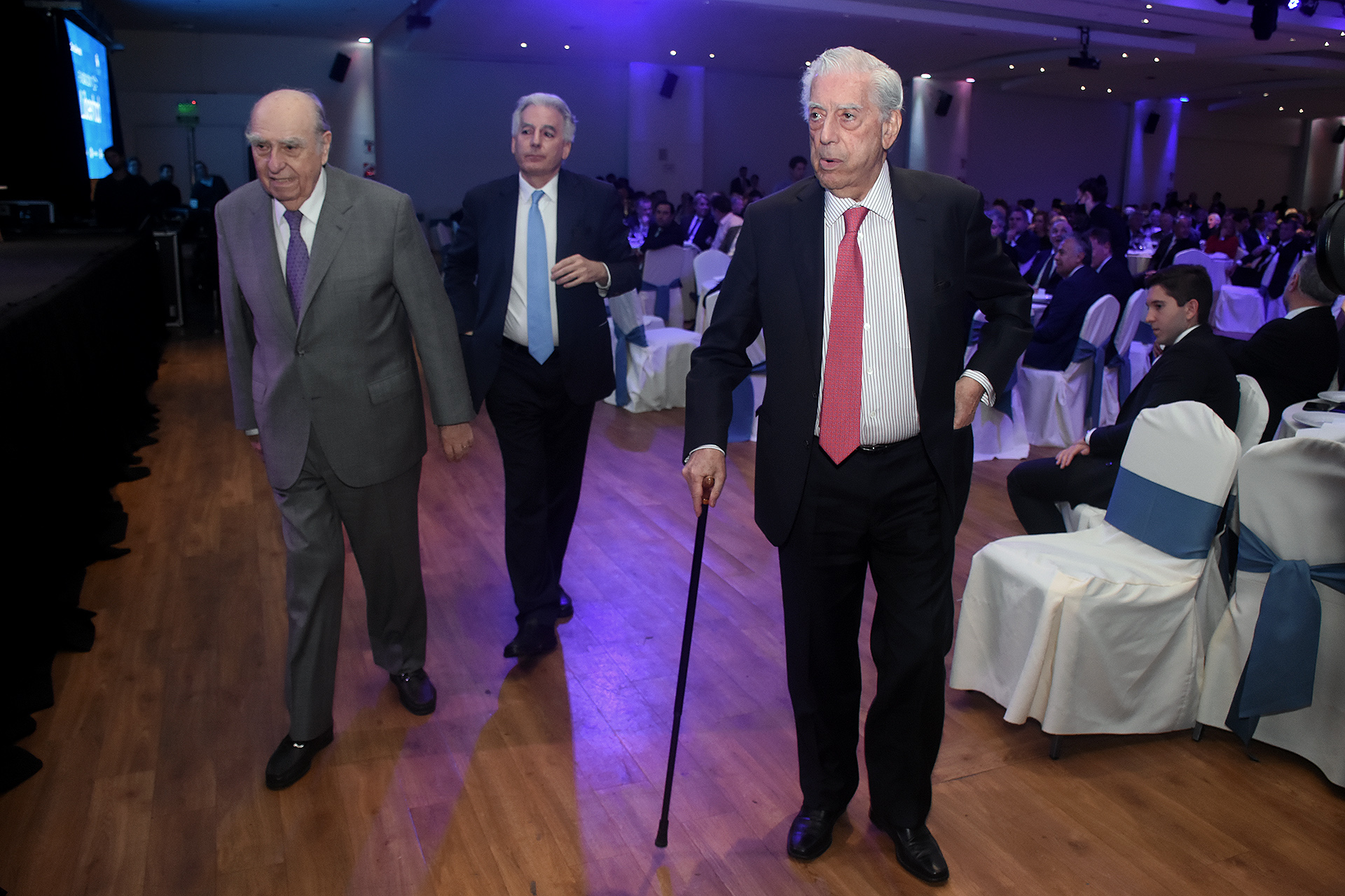 La Fundación Libertad contó con la presencia del premio Nobel de Literatura Mario Vargas Llosa y Julio María Sanguinetti, ex presidente de Uruguay