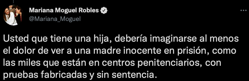 Mariana Moguel pidió empatía a Claudia Sheinbaum (Foto: Twitter/@Mariana_Moguel)