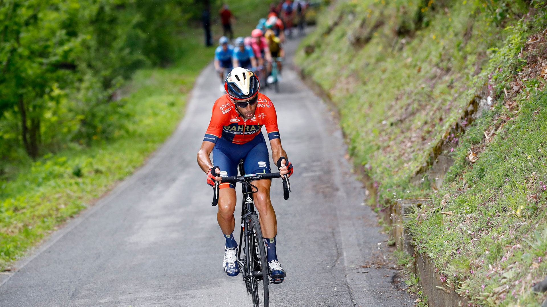 Imagen de archivo. Vincenzo Nibali, dos veces ganador del Giro de Italia, es uno de los rivales a vencer. (AFP)