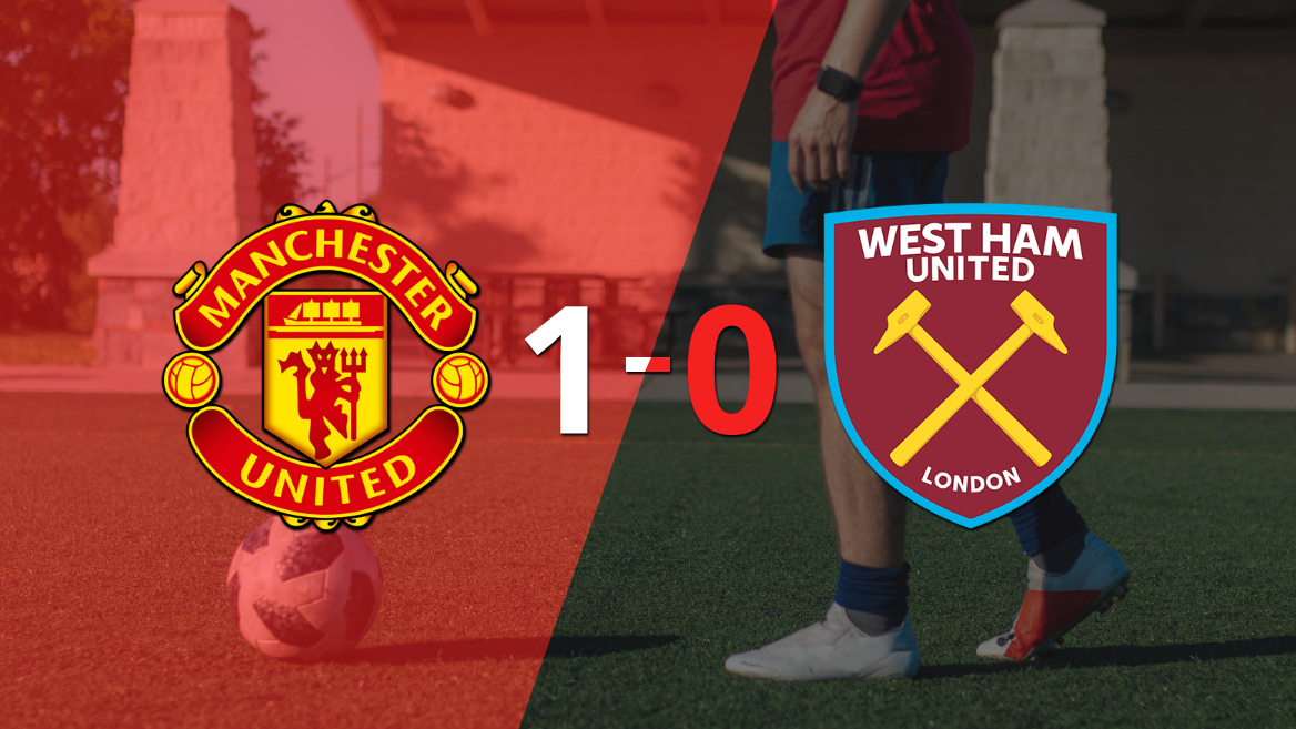 Apretada victoria de Manchester United frente a West Ham United