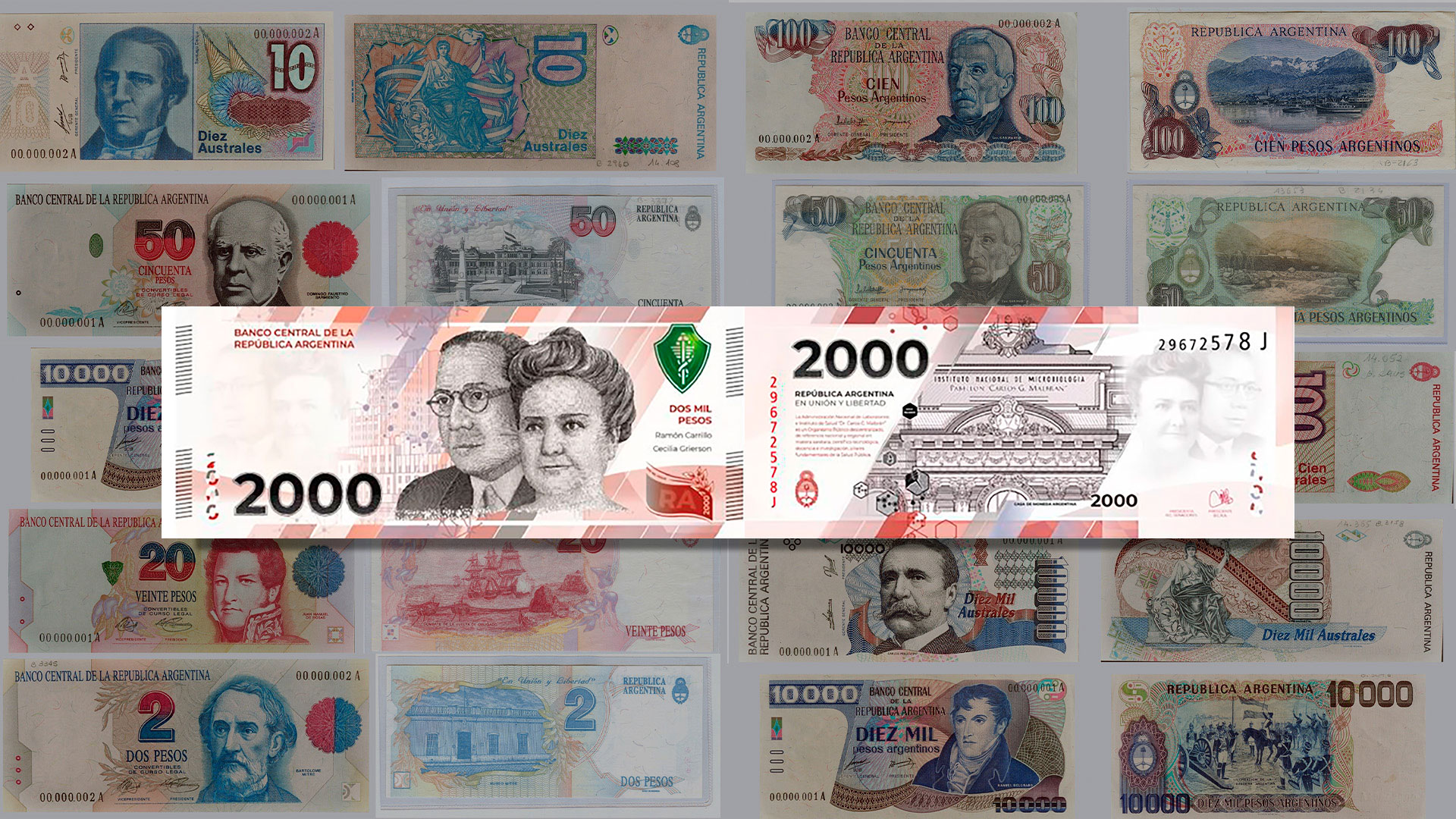 50 en 40 años: la interminable lista de billetes que la inflación obligó a imprimir desde la vuelta de la democracia