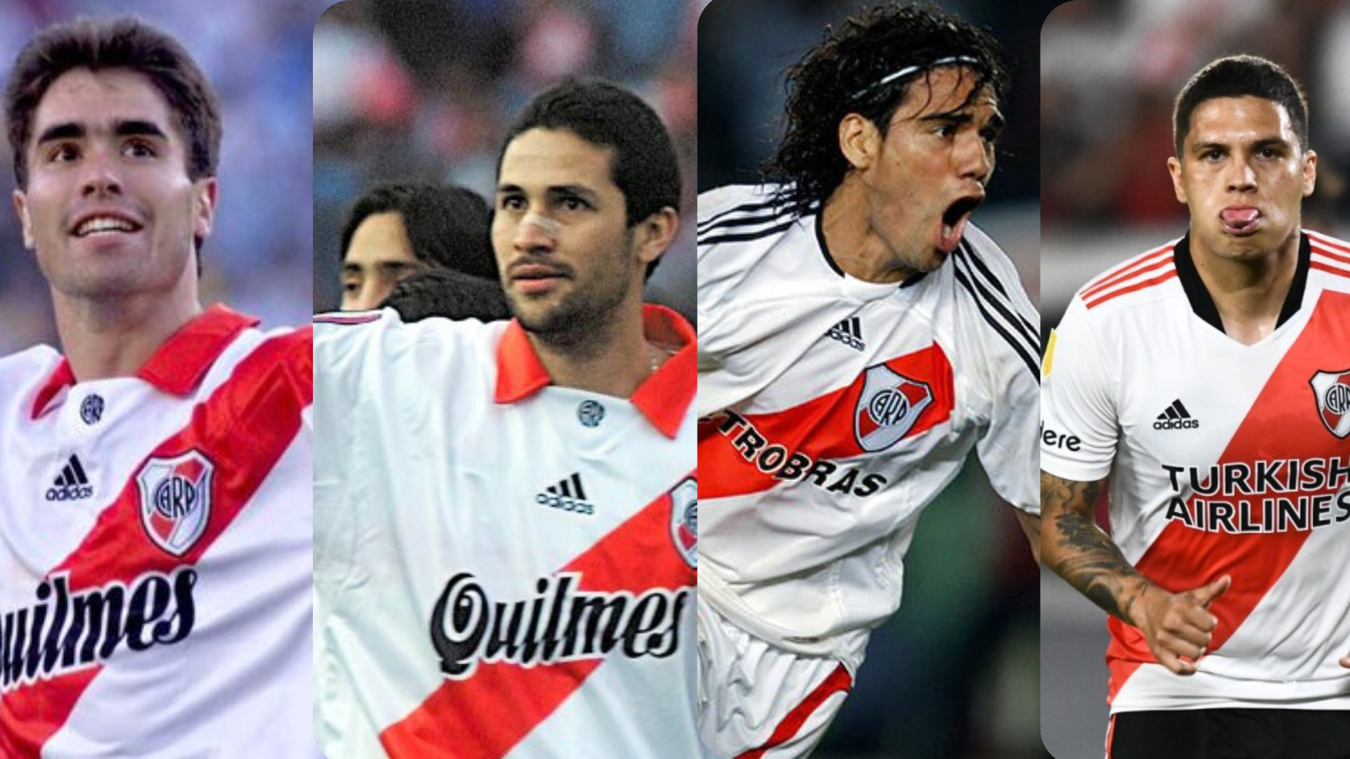 Jugadores colombianos que han jugado en River Plate. Imagen: AFP y Getty Images.