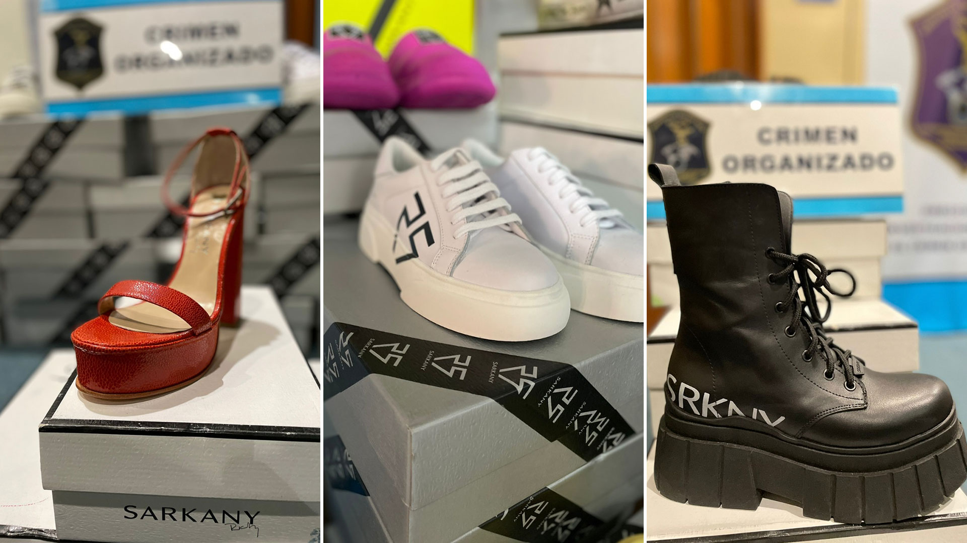 Avanza la investigación por la venta en redes sociales de calzado robado a Ricky Sarkany: incautaron $7 millones en mercadería