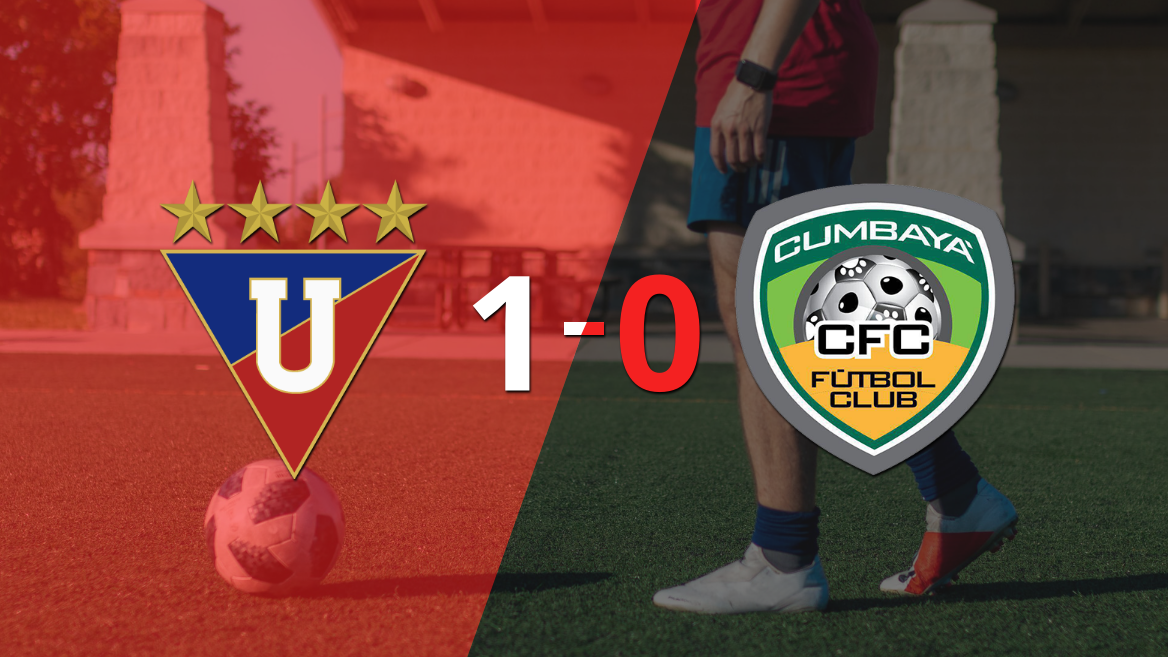 Con lo justo, Liga de Quito venció a Cumbayá FC 1 a 0 en la Casa Blanca