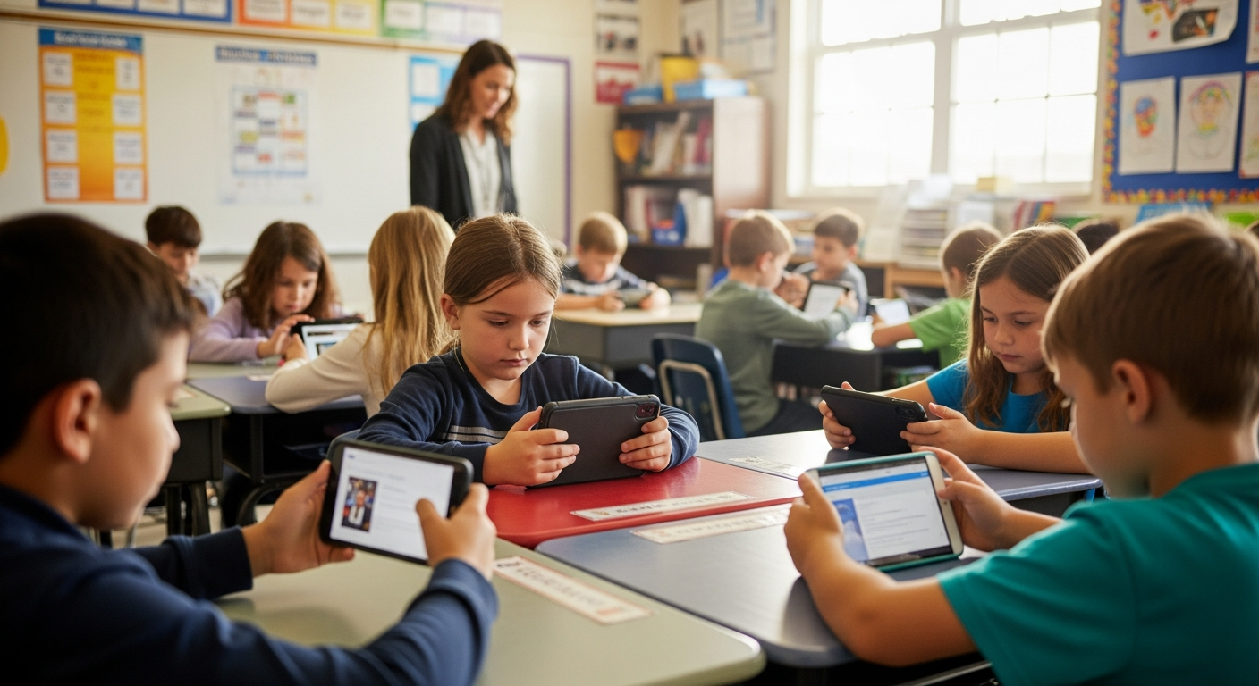 La Legislatura de Chubut aprob&oacute; un proyecto de ley que restringe el uso del celular en las escuelas