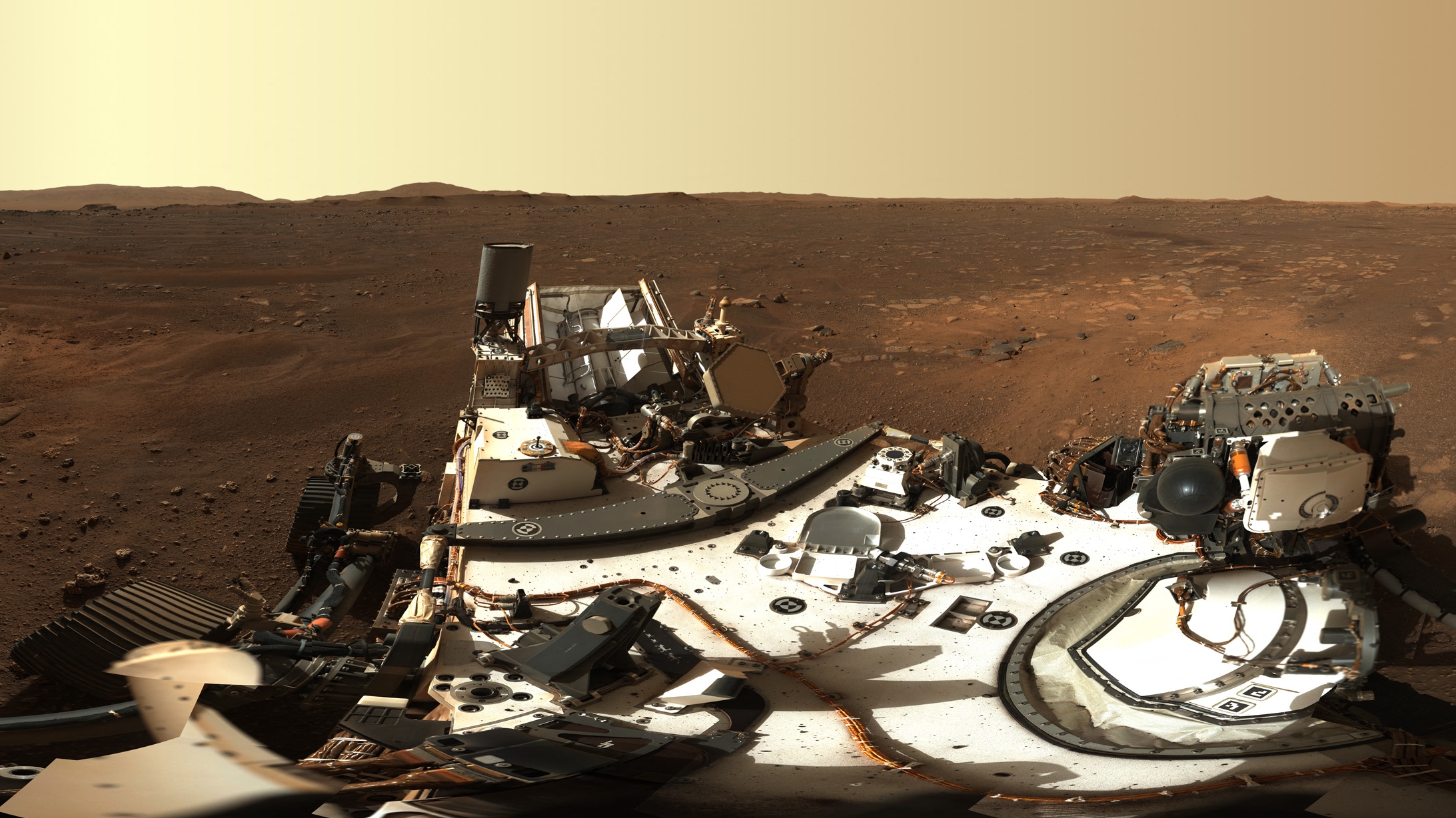 El rover posee 14 instrumentos científicos para desarrollar su misión. (Photo by Handout / NASA/JPL-CALTECH / AFP) / 