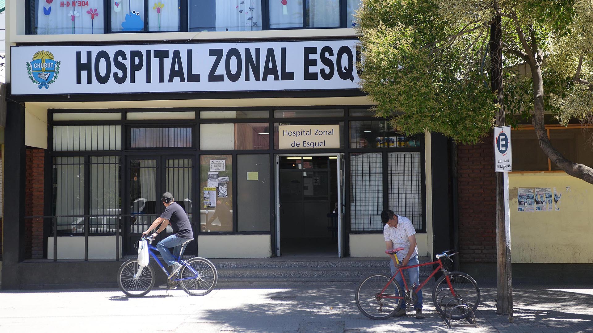 La niña de 8 años murió este miércoles en el Hospital Zonal de Esquel (Télam)