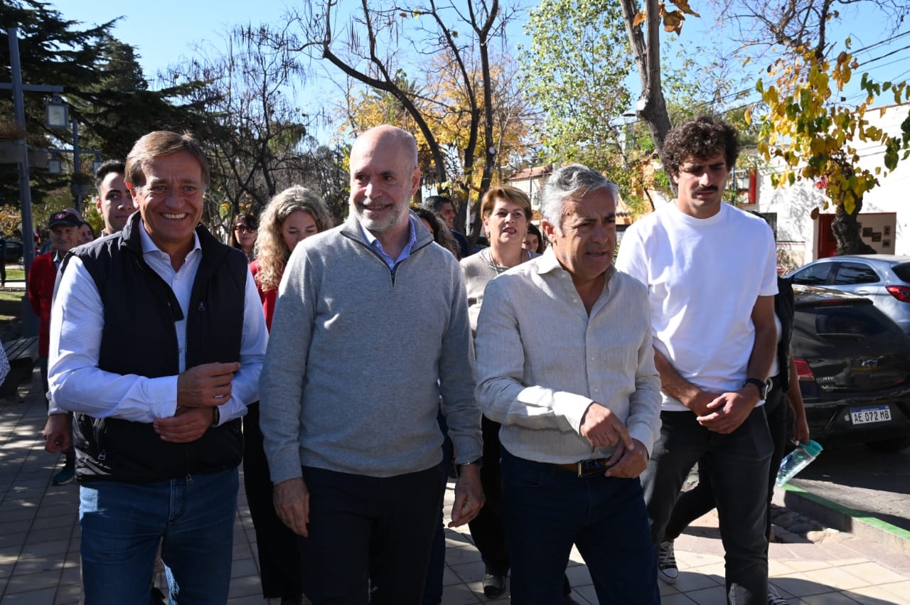 Horacio Rodríguez Larreta viajó a Mendoza para apoyar la candidatura de Alfredo Cornejo