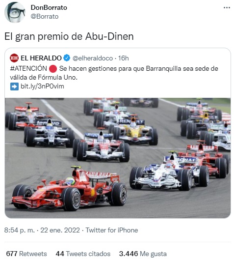 Fórmula Uno Baranquilla