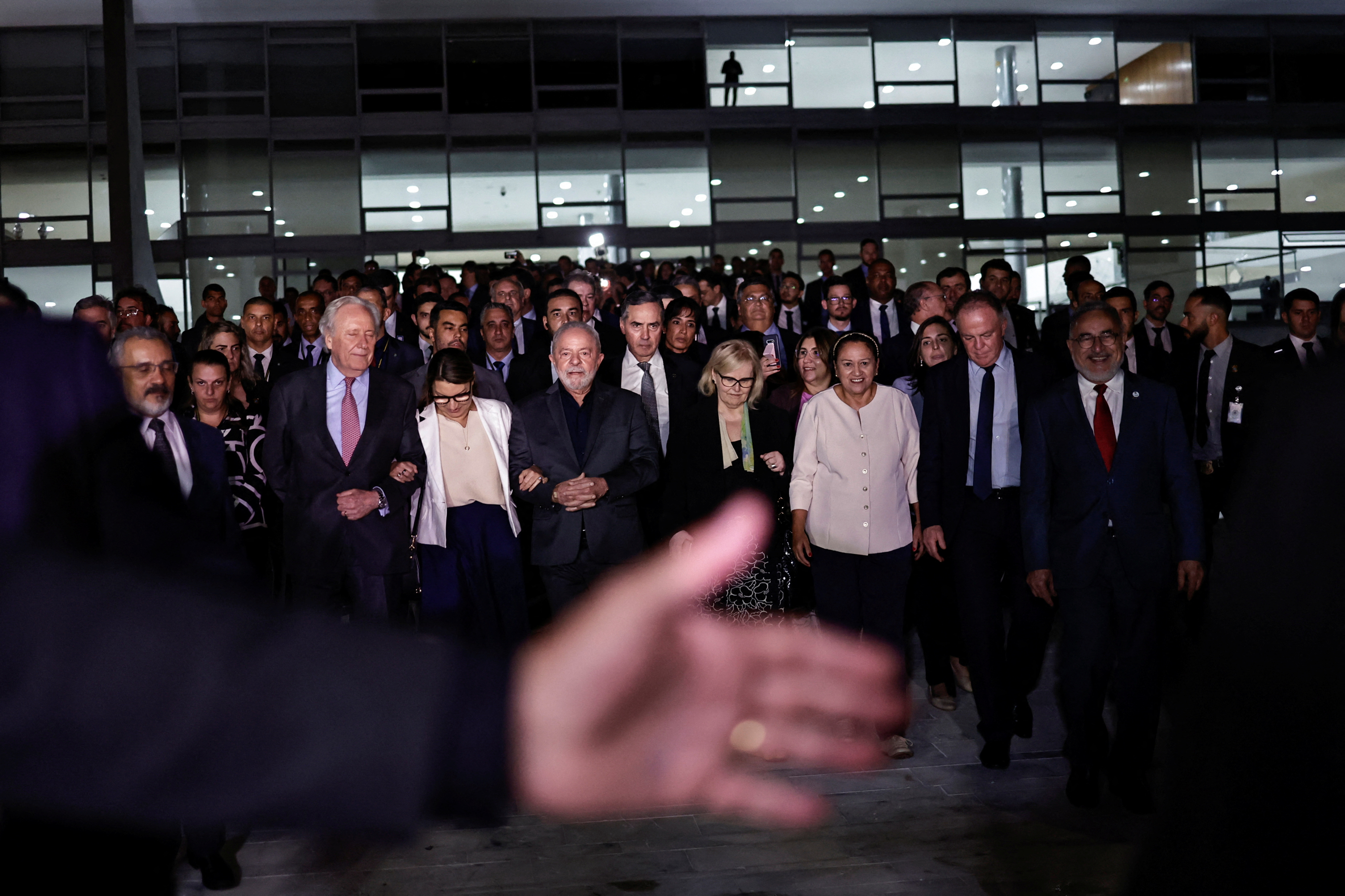 Lula sostuvo una reunión con 23 de las 27 autoridades regionales del país. (REUTERS/Ueslei Marcelino)