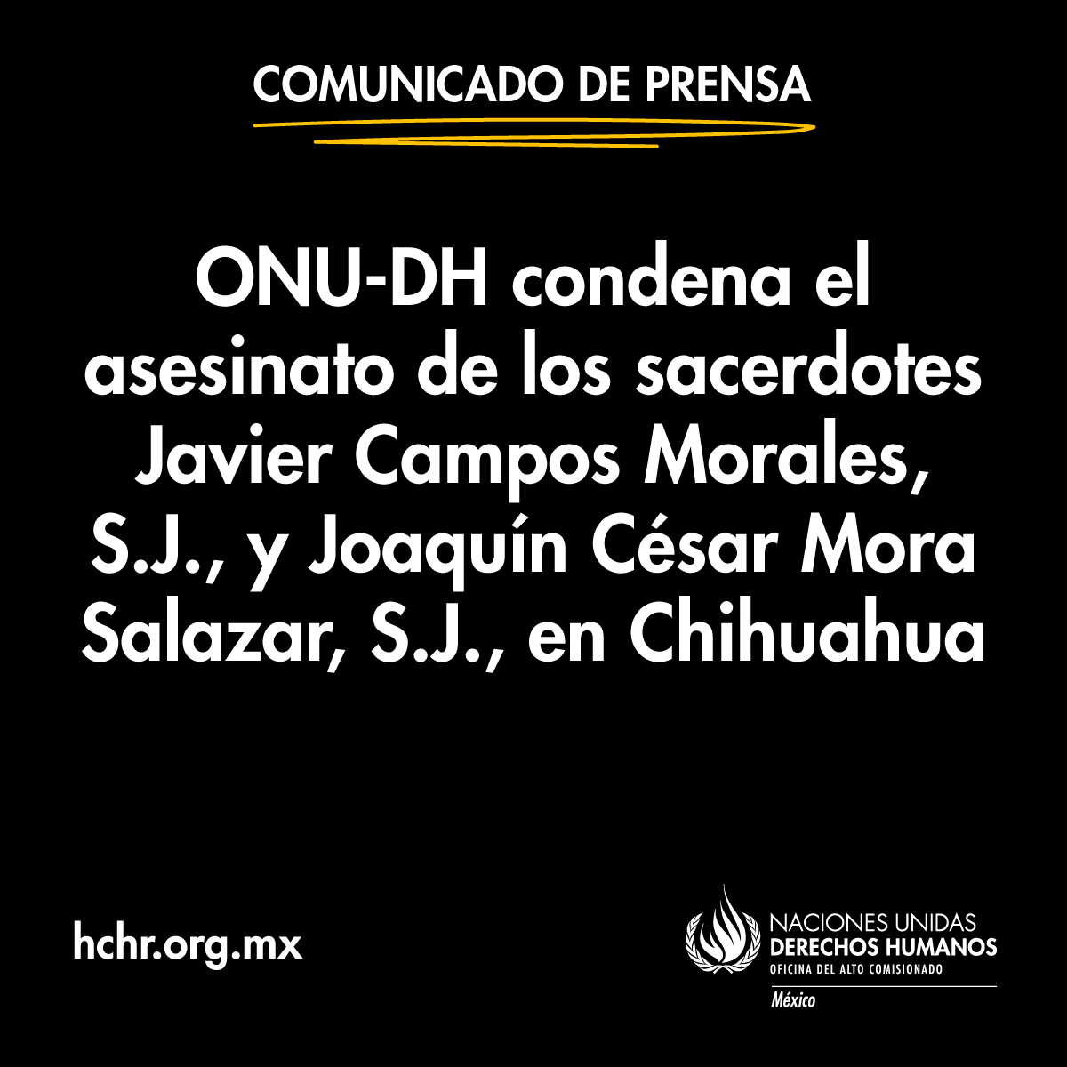 (Foto: Twitter @ONUDHMexico)
